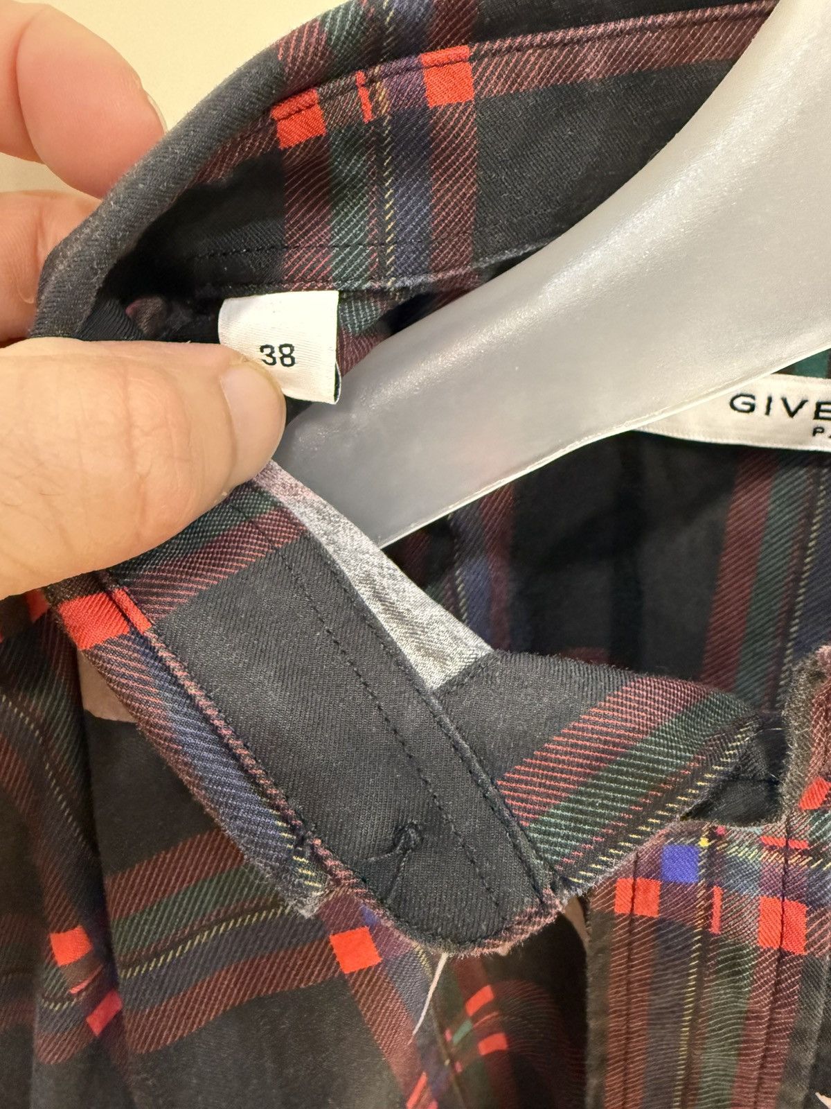Givenchy Star bleach plaid.shirt colla.size 38 Size US S / EU 44-46 / 1 - 5 Thumbnail