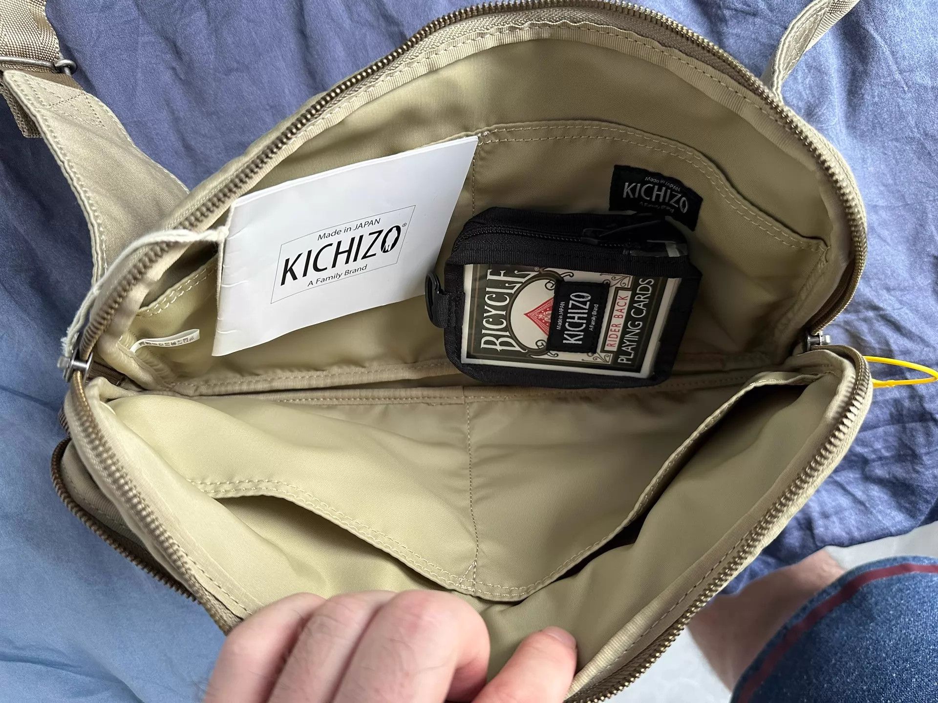 Porter Classic PORTER CLASSIC KICHIZO Khaki Poker 33×19 Crossbody Bag Size ONE SIZE - 3 Thumbnail