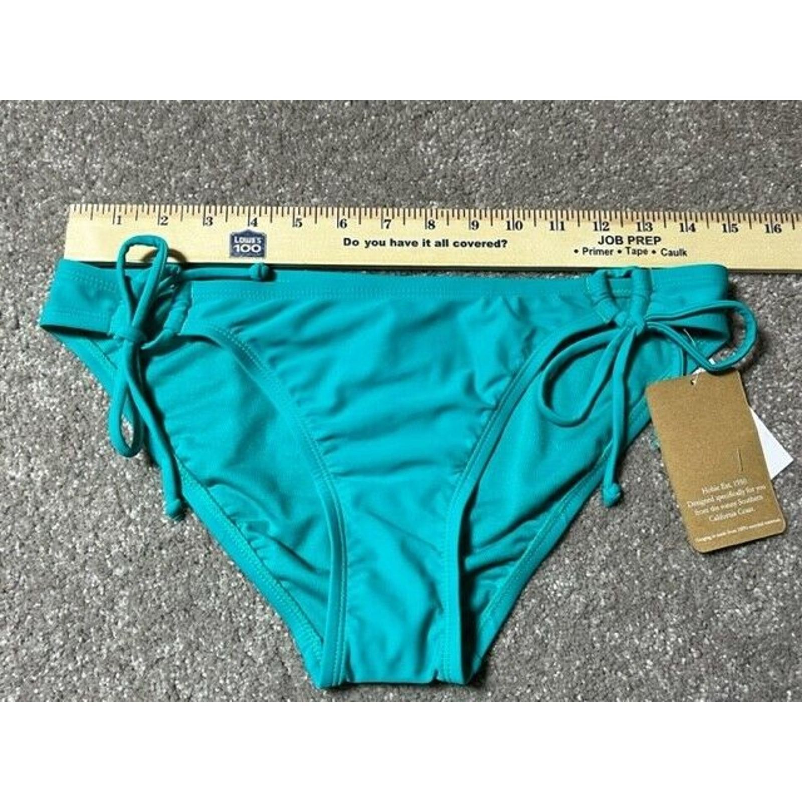 Other Hobie Bikini Swim Bottom Womens L Beaded Stretch Lined Blue Size L / US 10 / IT 46 - 6 Thumbnail