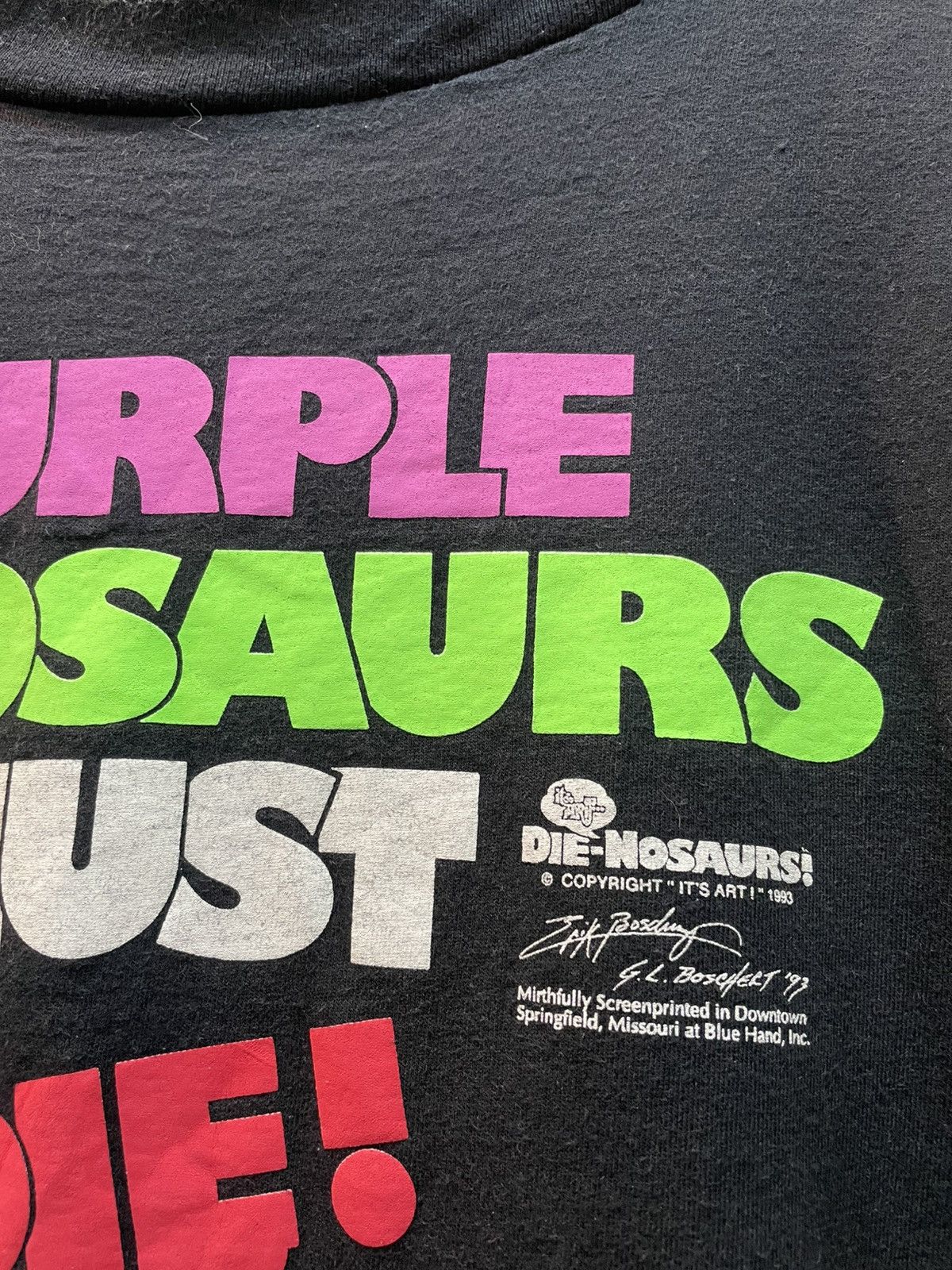 Cartoon Network 1993 DIE-NOSAURS! Size US XL / EU 56 / 4 - 3 Thumbnail