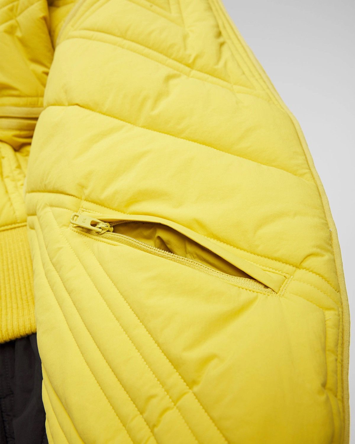 Y-3 Y3 by Yohji Yamamoto yellow cropped quilted jacket Size M / US 6-8 / IT 42-44 - 5 Thumbnail