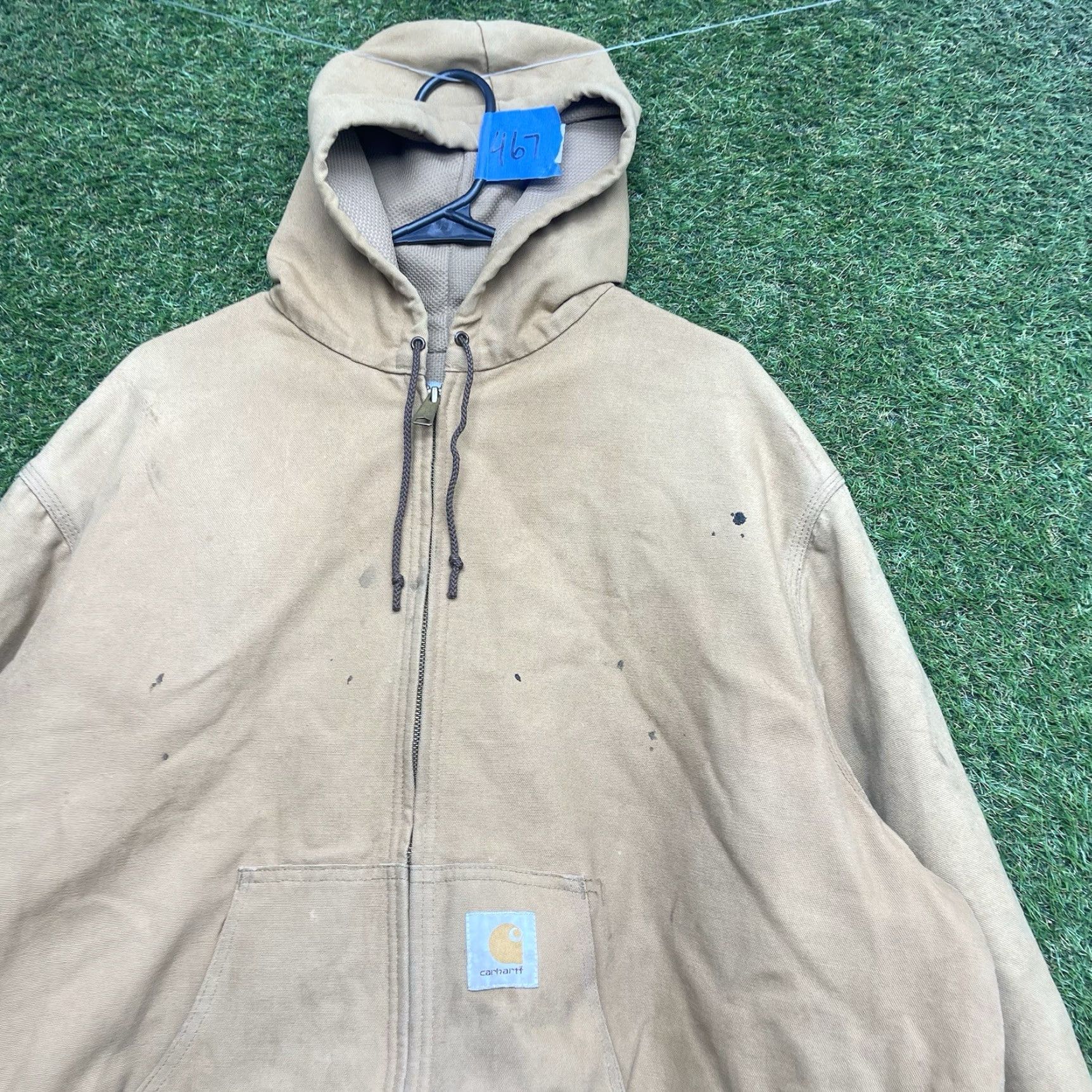 Carhartt Carhartt Jacket Mens 2XL Brown Quilt Lined Duck Canvas Full Zip Hooded J130 211 Size US XXL / EU 58 / 5 - 3 Thumbnail