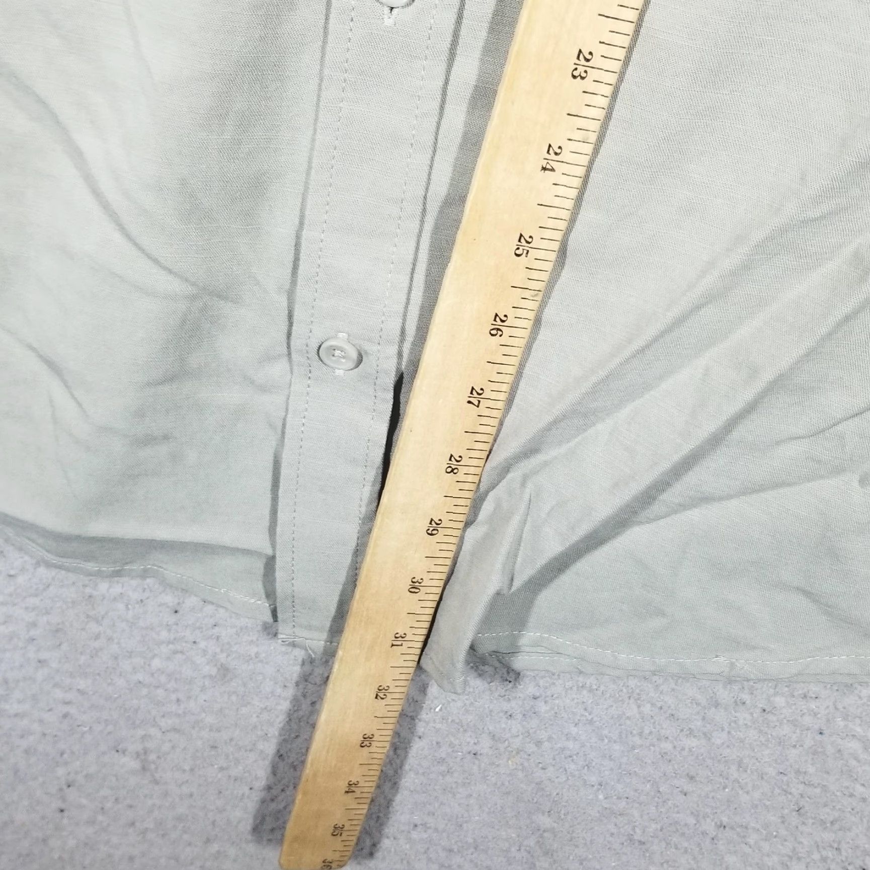 Asics BYLT Paloma 2.0 Shirt Mens XL Green Long Sleeve Button-Up Casual Soft Basics Shirt Size US XL / EU 56 / 4 - 7 Thumbnail