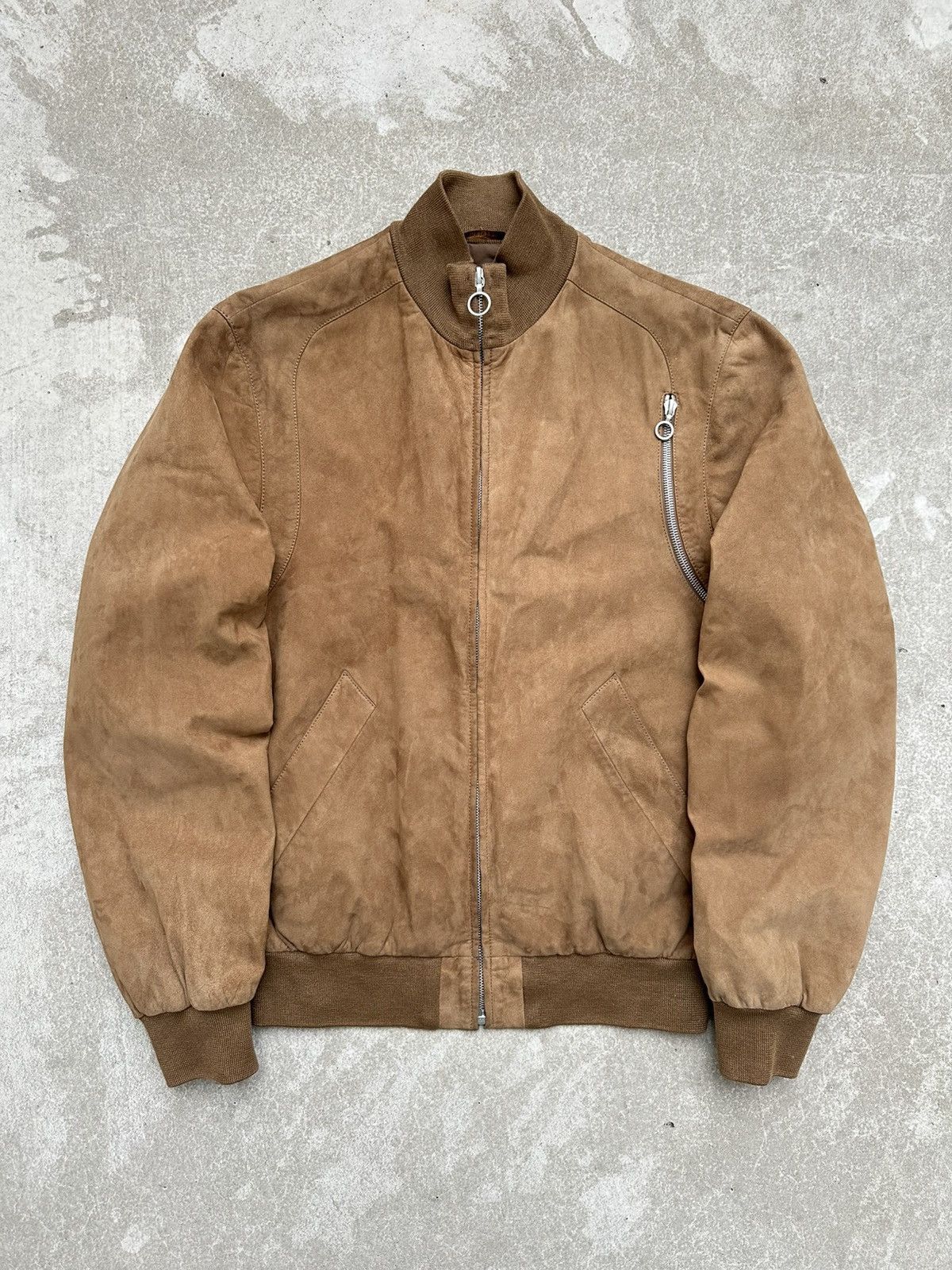 SERAPHIN SERAPHIN France Leather Suede Bomber Jacket Size US M / EU 48-50 / 2 - 1 Thumbnail