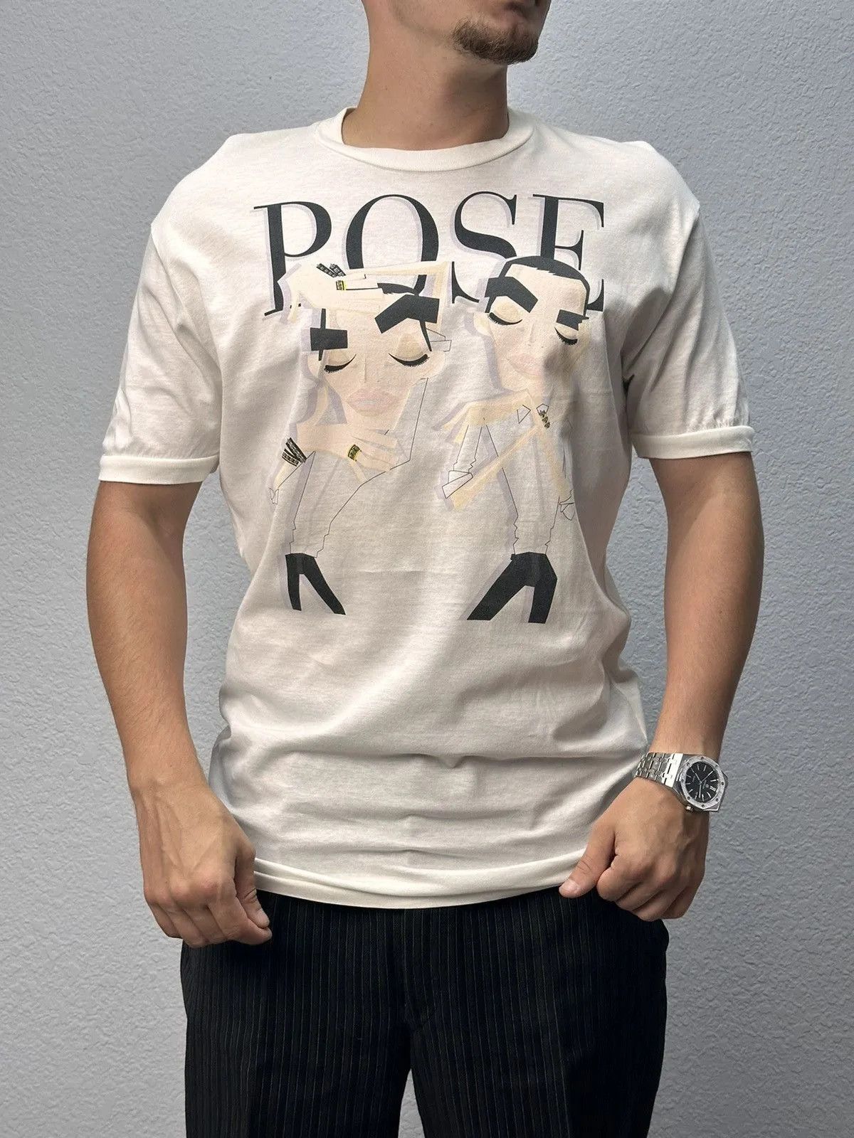 Dsquared2 Dsquared2 T-shirt ROSE Design Ibrahimovic Denim Italy Y2K Size US M / EU 48-50 / 2 - 1 Thumbnail