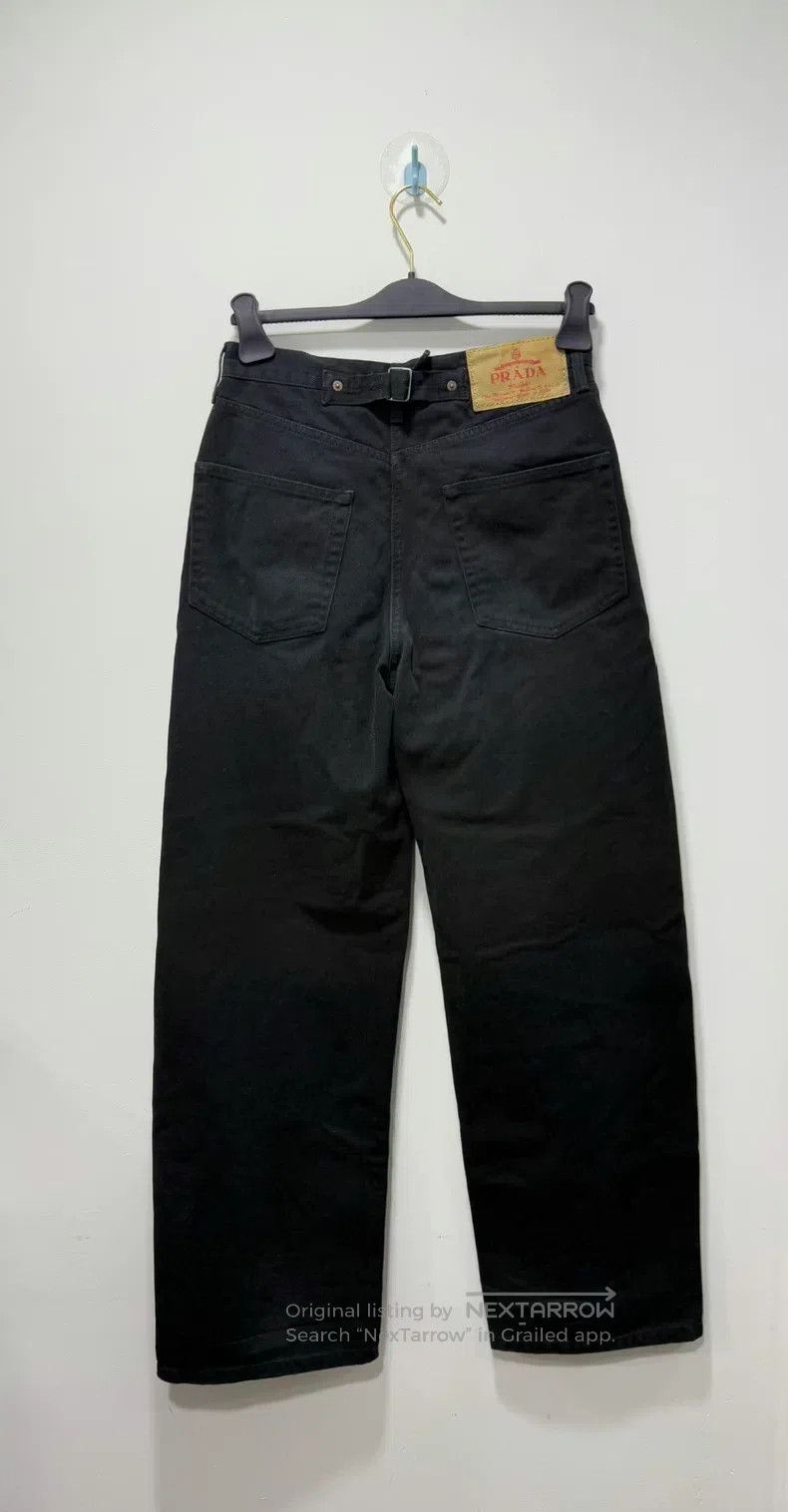Prada Prada Black triangle jeans Size 25" / US 0 / IT 36 - 2 Thumbnail
