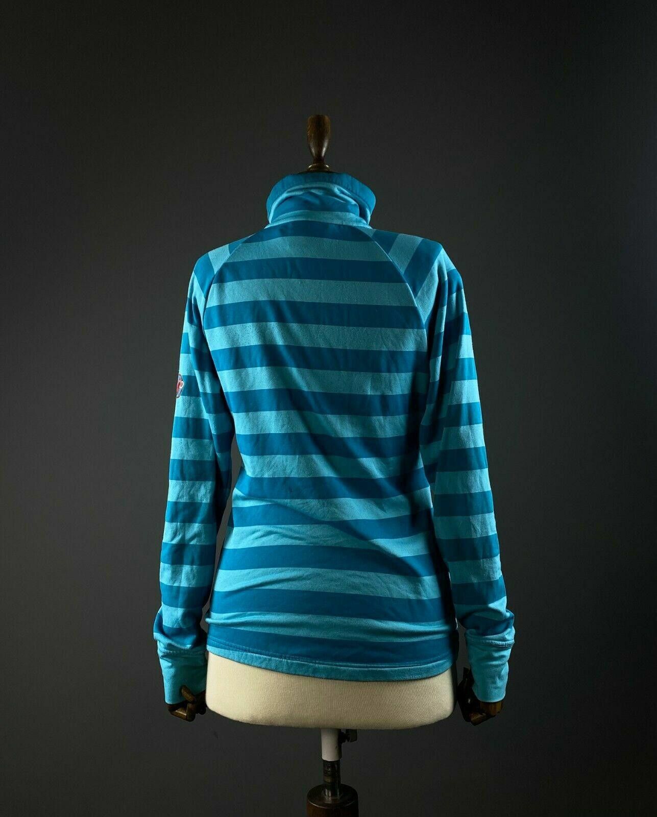 Mammut Ladies Mammut Swiss Design Blue Neck Zip Up Jumper Size M Size M / US 6-8 / IT 42-44 - 7 Thumbnail