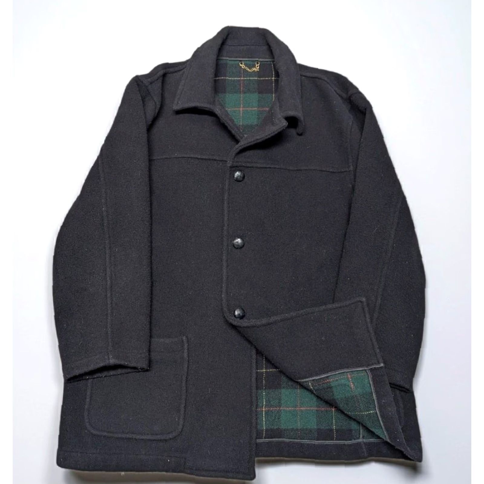 Brooks Brothers VINTAGE Brooks Brothers overcoat Coat Navy 3XL Wool England Men Vintage Chest 29" Length 37" Arm 25" 52-54 Solid Wool Pattern 80% Fabric duffle button Size US XXL / EU 58 / 5 - 2 Thumbnail