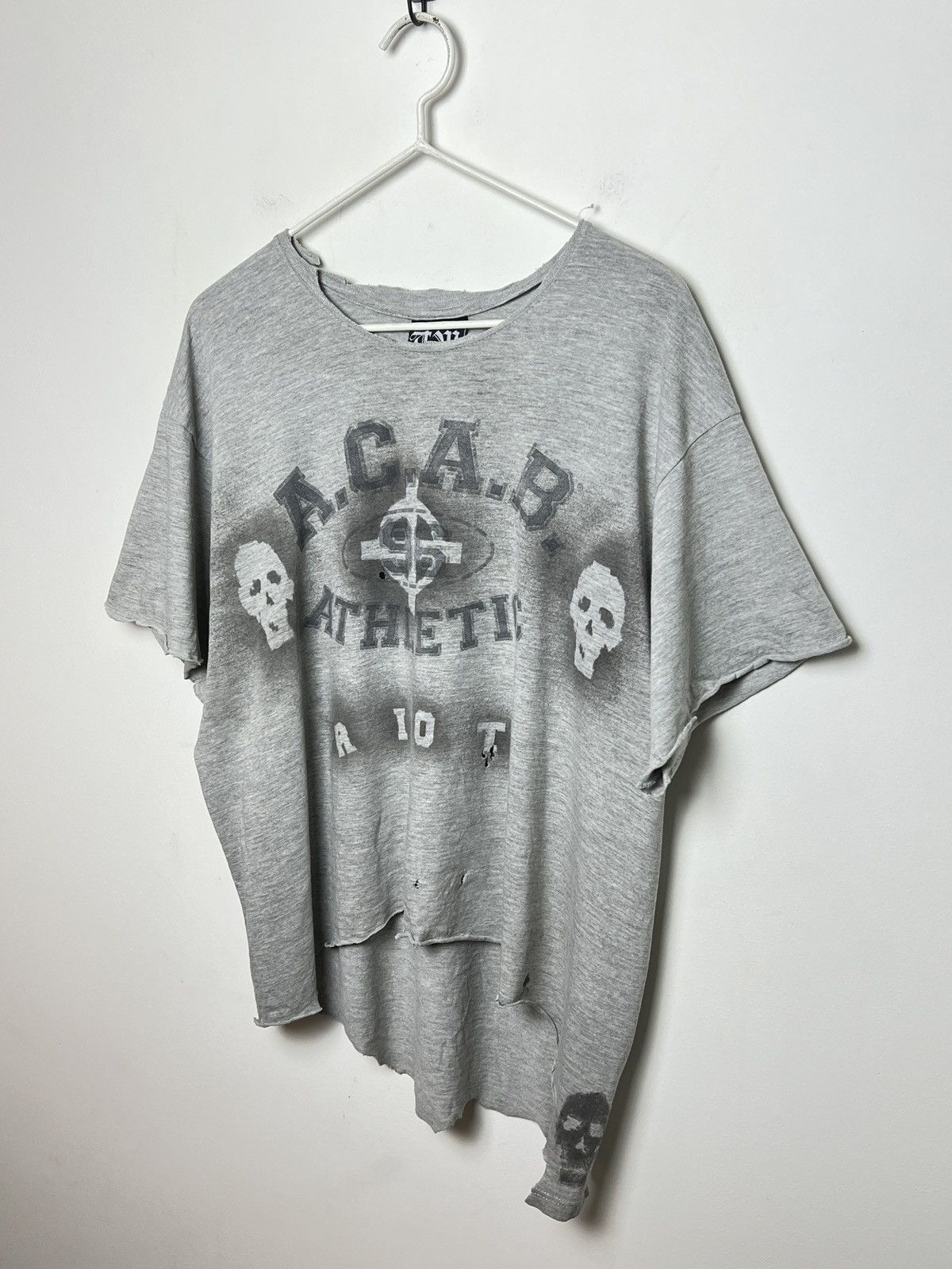 Seditionaries acab riot y2k handmade thrashed vintage shirt m-l Size US M / EU 48-50 / 2 - 2 Thumbnail