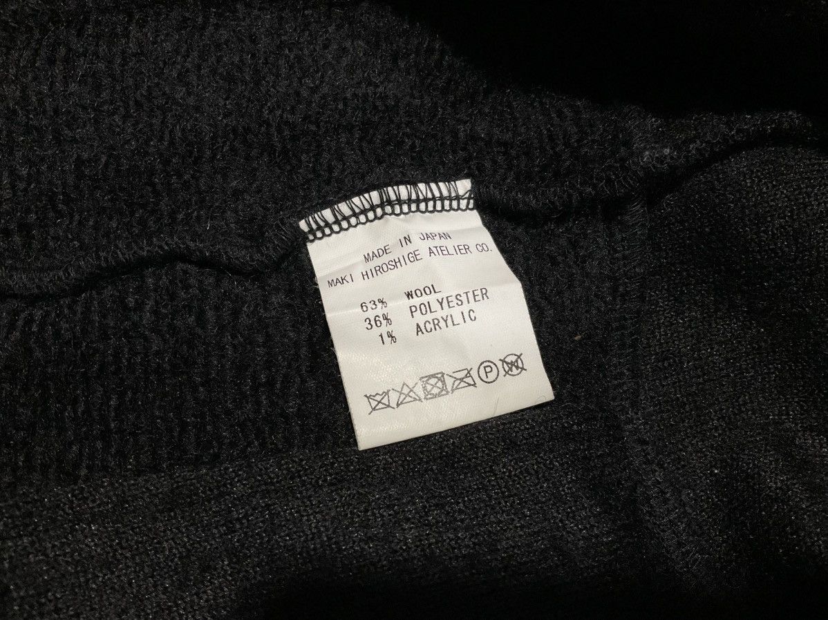 Japanese Brand × Yohji Yamamoto × gomme 🔥Gomme Homme Wool Asymmetric Diagonal Zipper Ninja Hoodie Size US L / EU 52-54 / 3 - 17 Thumbnail