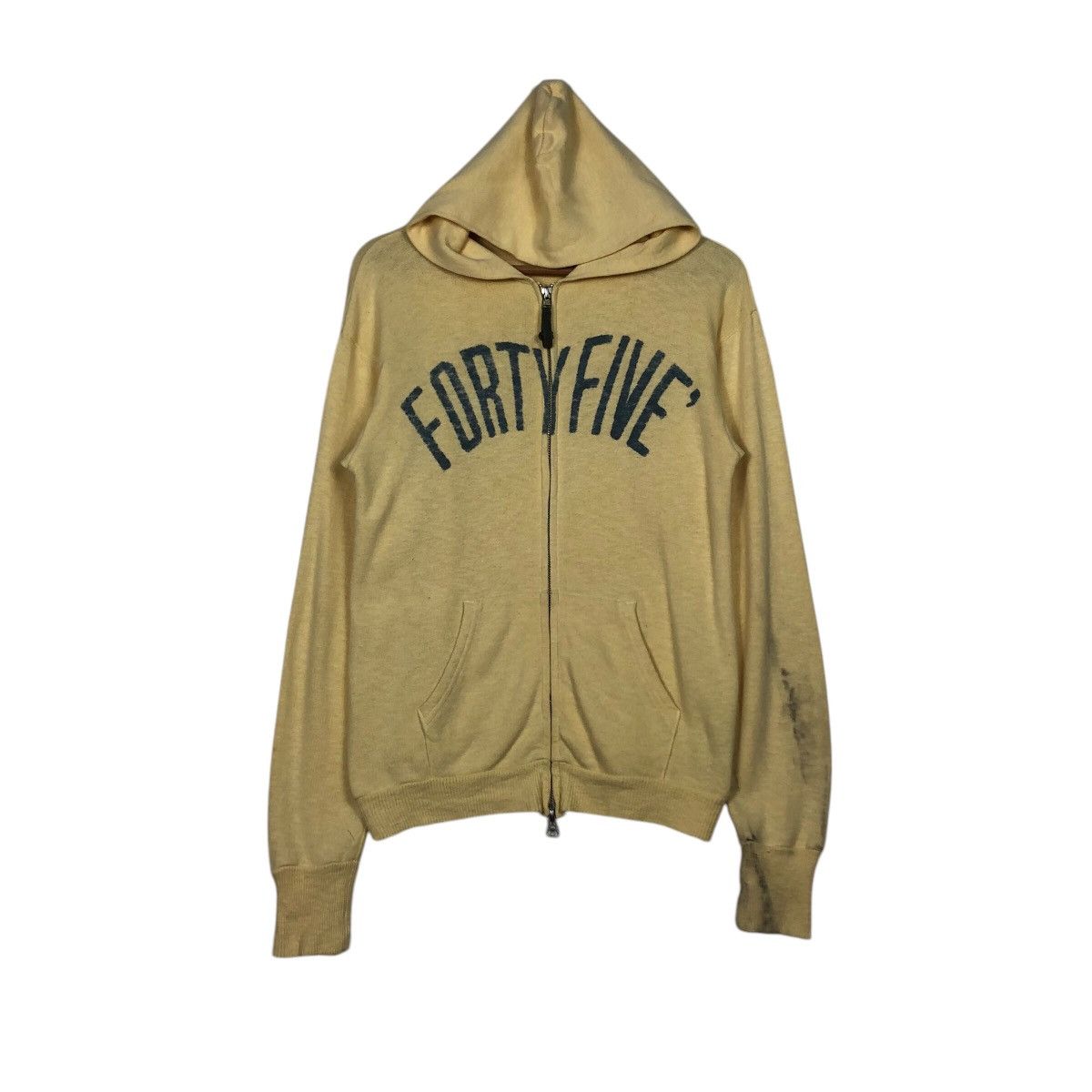45rpm 📌Vintage Zipper Jacket Hoodie 45Rpm Big Logo Spell Out Size US M / EU 48-50 / 2 - 2 Thumbnail