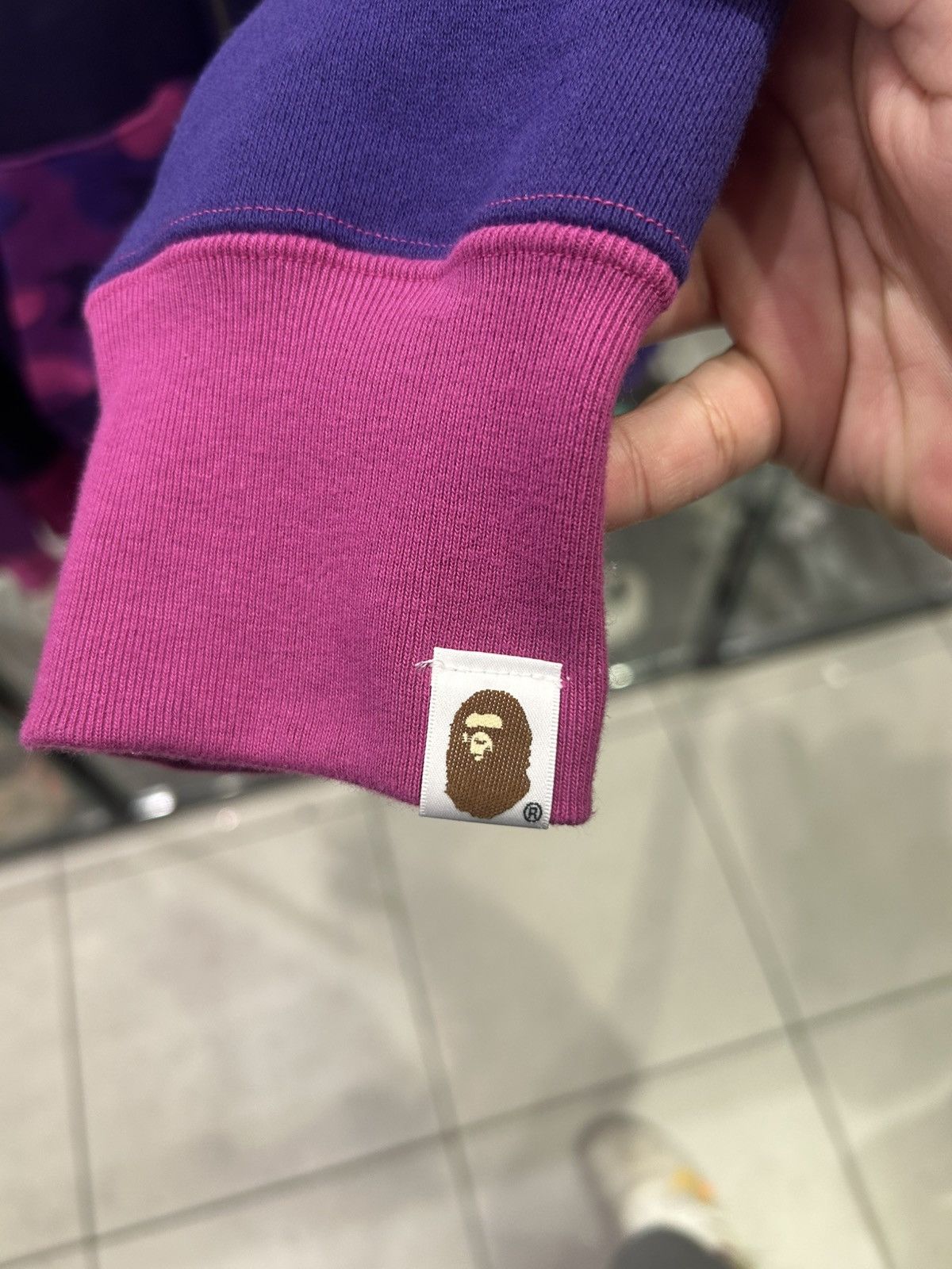 Bape Bape color camo relaxed fit full zip purple Size US XL / EU 56 / 4 - 2 Thumbnail