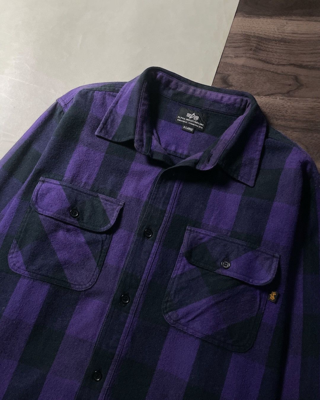 Alpha Industries Heavy Flannel Shirt ALPHA INDUSTRIES Size XL Size US XL / EU 56 / 4 - 4 Thumbnail