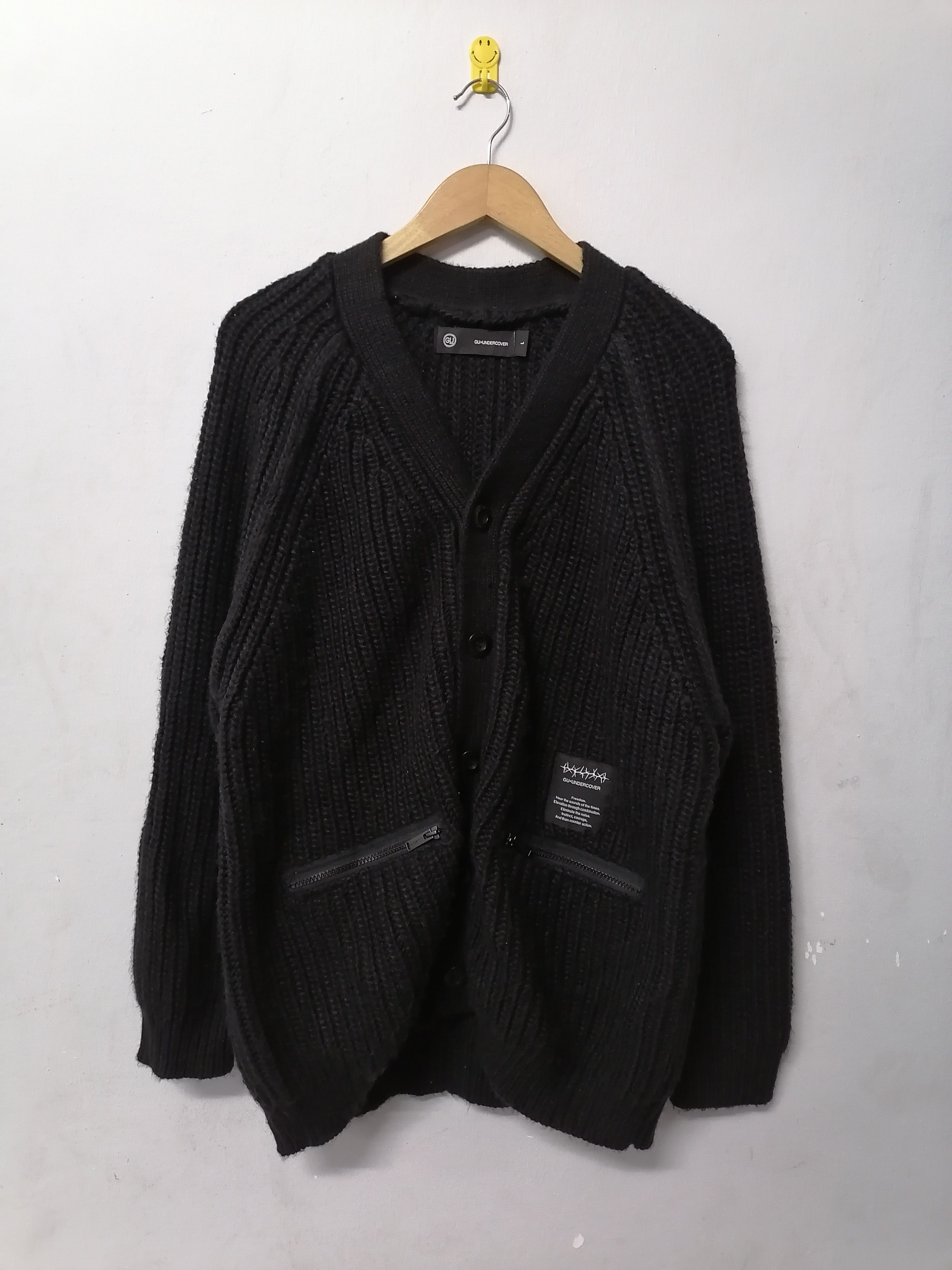 Undercover Undercover x Evangelion Lilith Jacquard Wool Cardigan