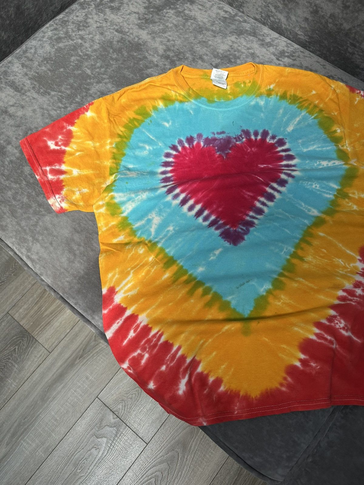 Band Tees Heart ❤️ Custom Tie Dye Size US L / EU 52-54 / 3 - 3 Thumbnail
