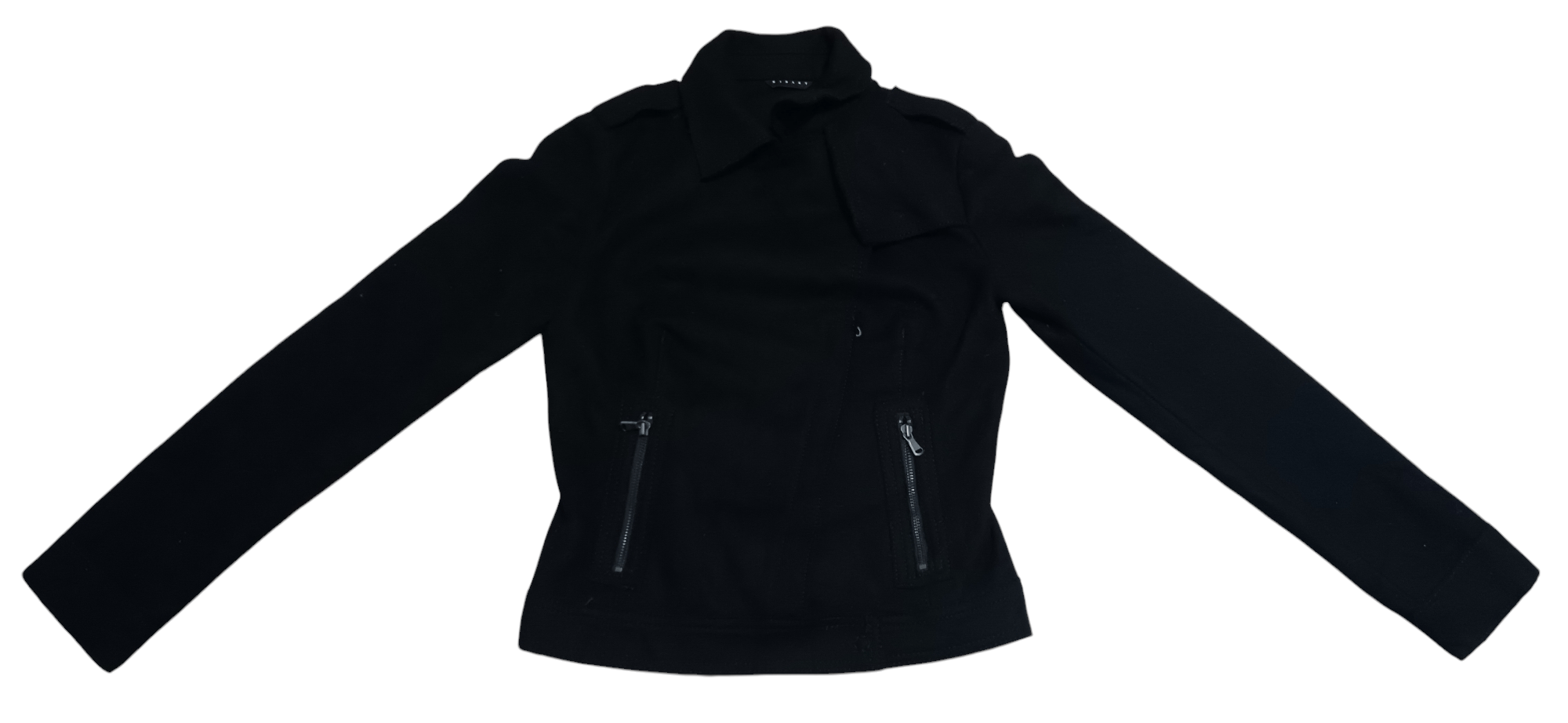 Japanese Brand SISLEY FLEECE ASYMMETRICAL FLEECE JACKET Size M / US 6-8 / IT 42-44 - 1 Thumbnail