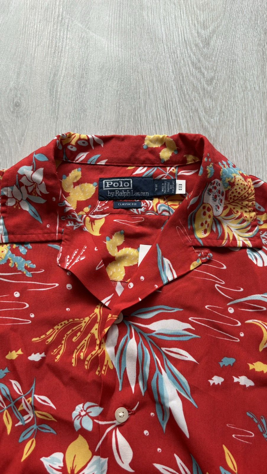 Polo Ralph Lauren Polo Ralph Lauren Camp Shirt Red Hawaiian Tropical Shirt Size US M / EU 48-50 / 2 - 2 Thumbnail