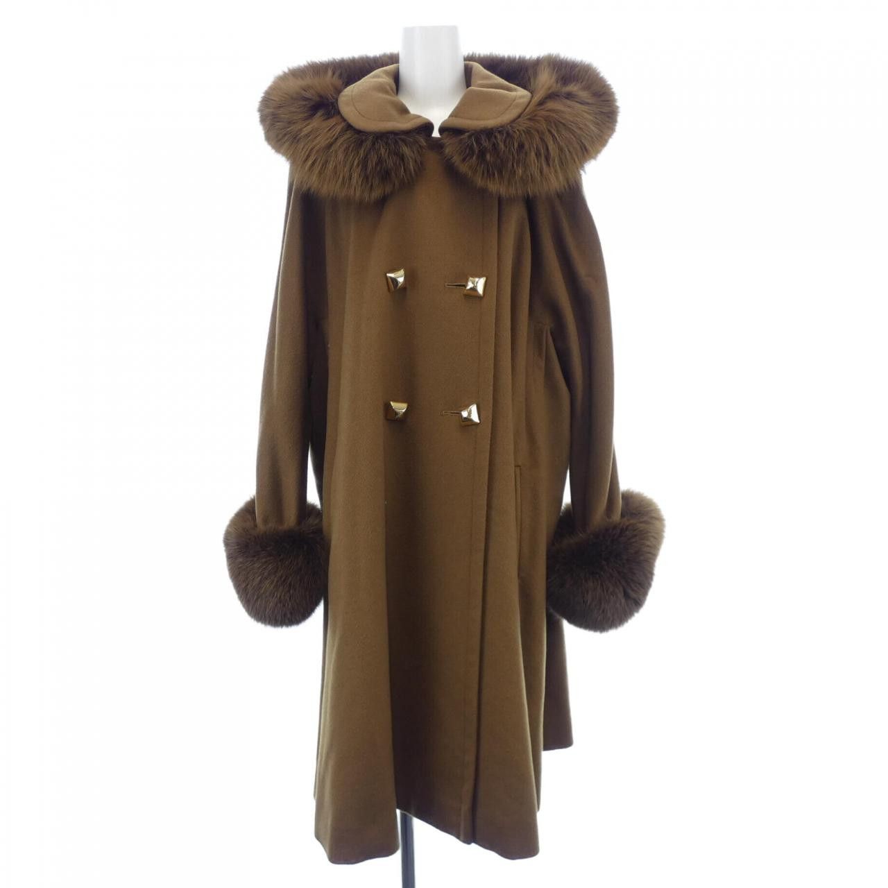 Other Other FOXEY BOUTIQUE 100% Cashmere Coat Leather Outerwear DUTY FREE for USA Size ONE SIZE - 1 Thumbnail