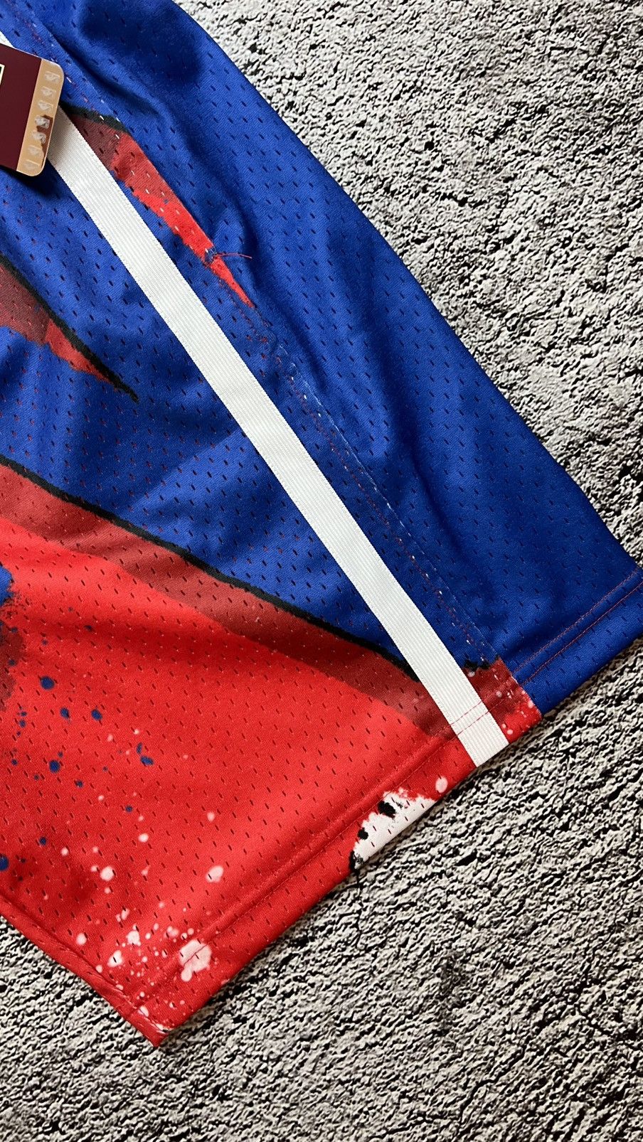 Mitchell & Ness NWT‼️Philadelphia 76ers sixers NBA mitchell & ness shorts Size US 32 / EU 48 - 3 Thumbnail