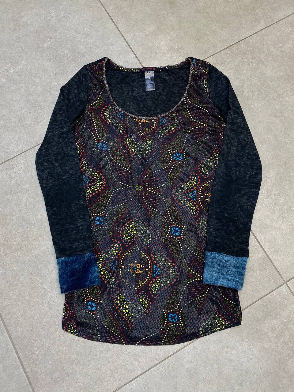 Custo Barcelona Vintage Custo Barcelona Y2K Print Viscose Printing Blouse Size L / US 10 / IT 46 - 1 Thumbnail