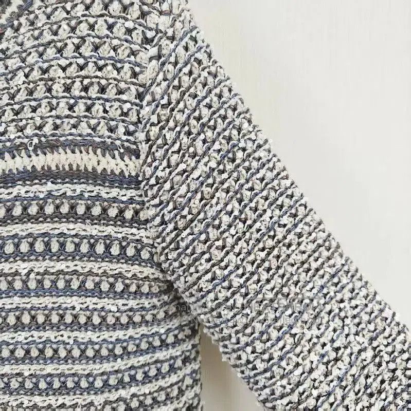 Chanel Chanel Multicolor Cotton Blend Cardigan . Size M / US 6-8 / IT 42-44 - 4 Thumbnail
