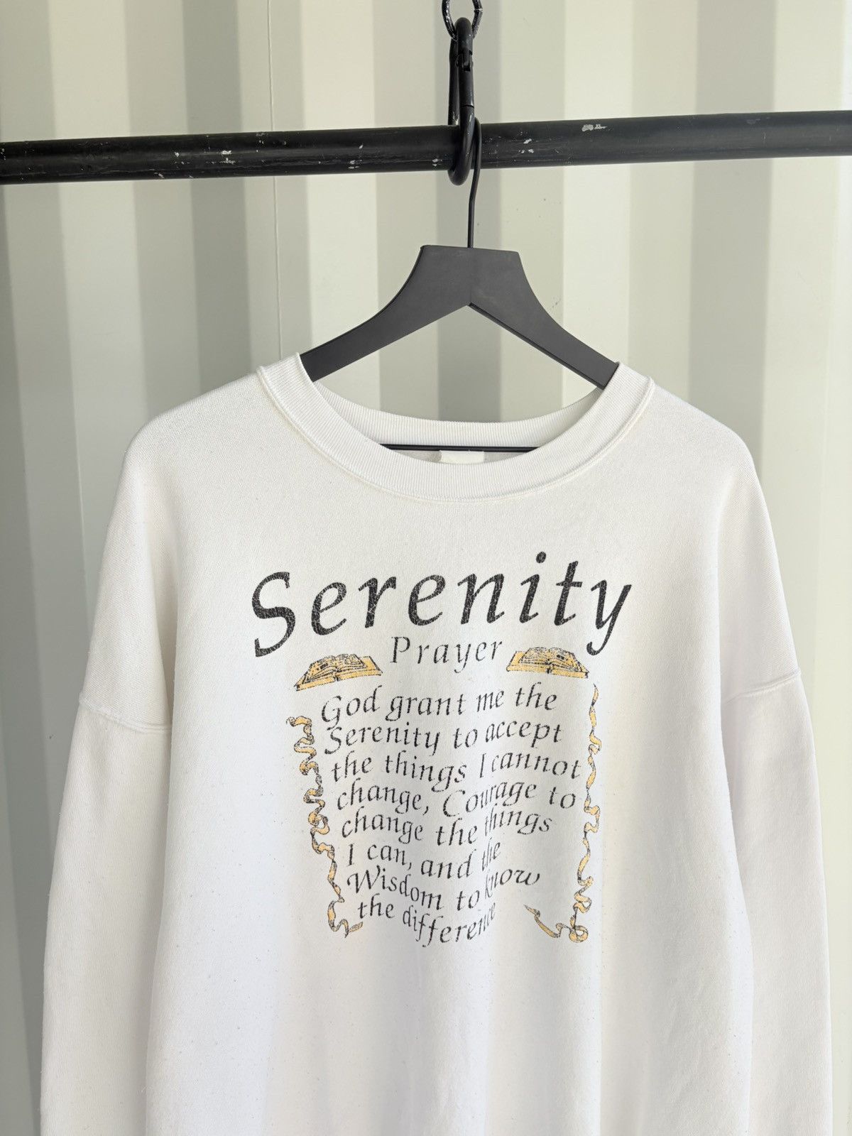 Vintage Serenity Jesus Faded Sweatshirt Distressed ERD Grunge WCC Size US XL / EU 56 / 4 - 3 Thumbnail