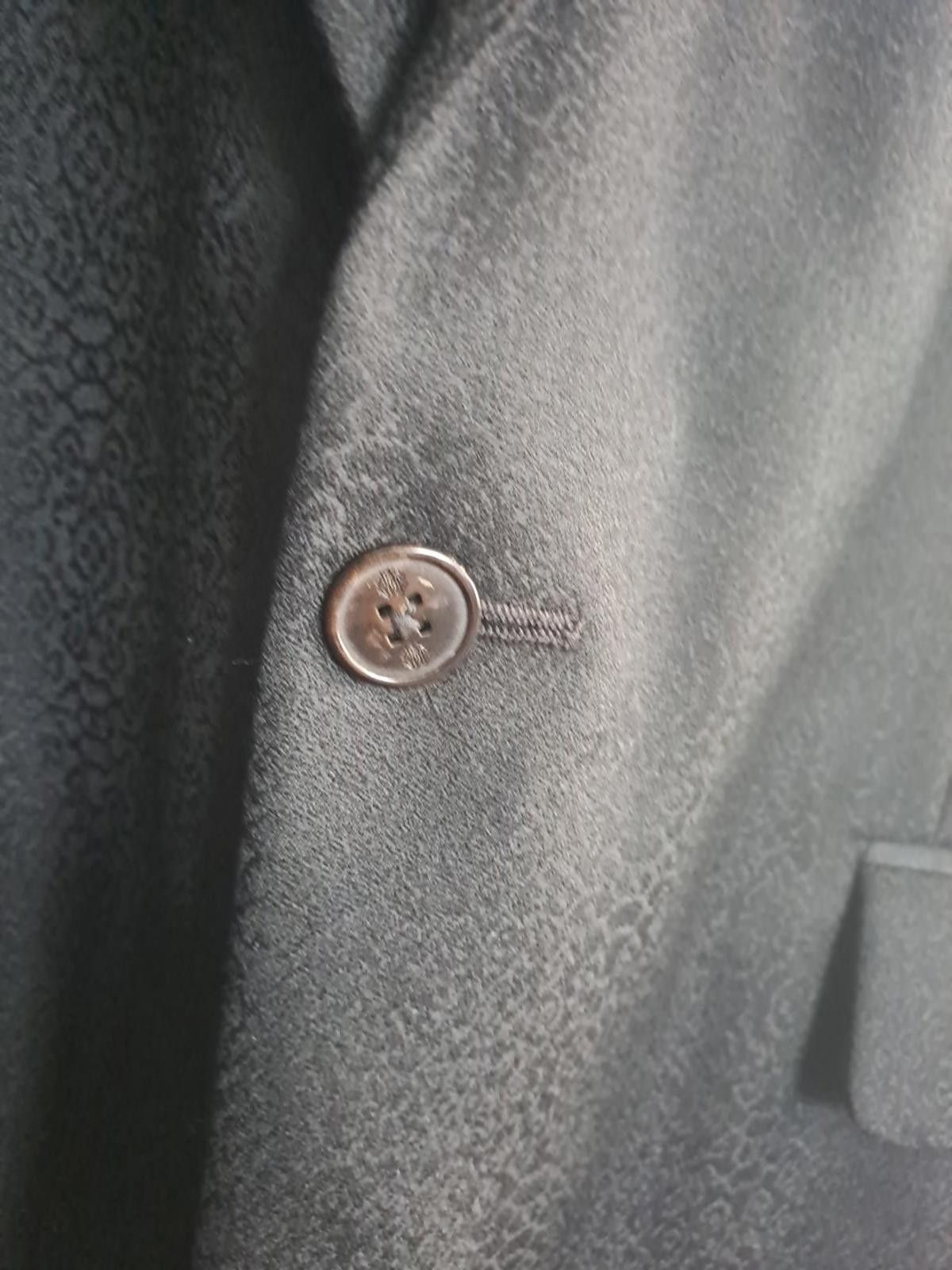 Roberto Cavalli Roberto Cavalli Mens Black Wool Embossed Jacket Size 40 Size US M / EU 48-50 / 2 - 6 Thumbnail