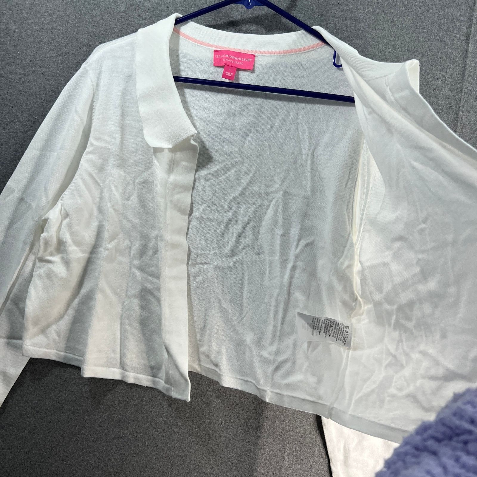 Isaac Mizrahi Isaac Mizrahi Live! Collared Sweater Cardigan Cardi Size L / US 10 / IT 46 - 10 Thumbnail