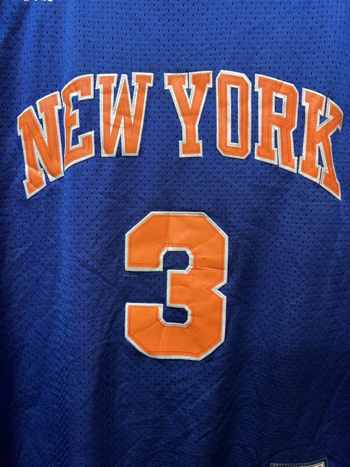 Adidas New York Knicks John Starks #3 Adidas NBA HWC Jersey Size US XL / EU 56 / 4 - 3 Thumbnail