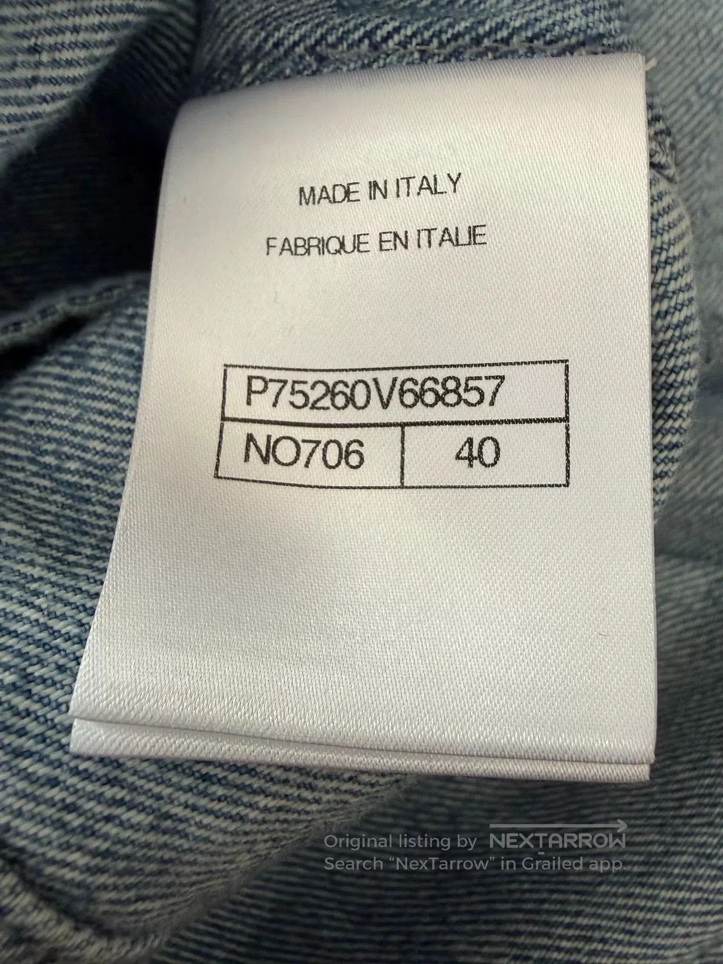 Chanel Chanel Blue Camellia Denim Jacket. Size US L / EU 52-54 / 3 - 6 Thumbnail