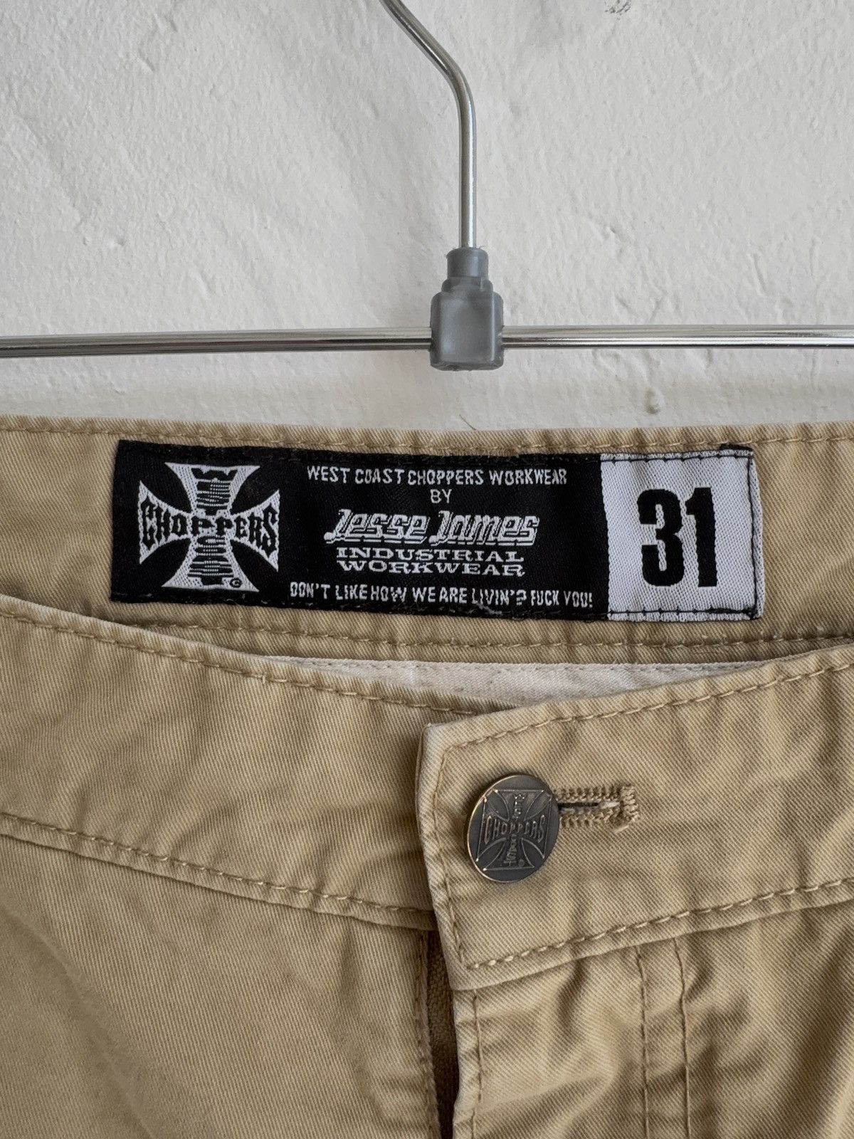 Vintage × West Coast Choppers West Coast Choppers Vintage Heavy Shorts Size US 31 - 9 Thumbnail