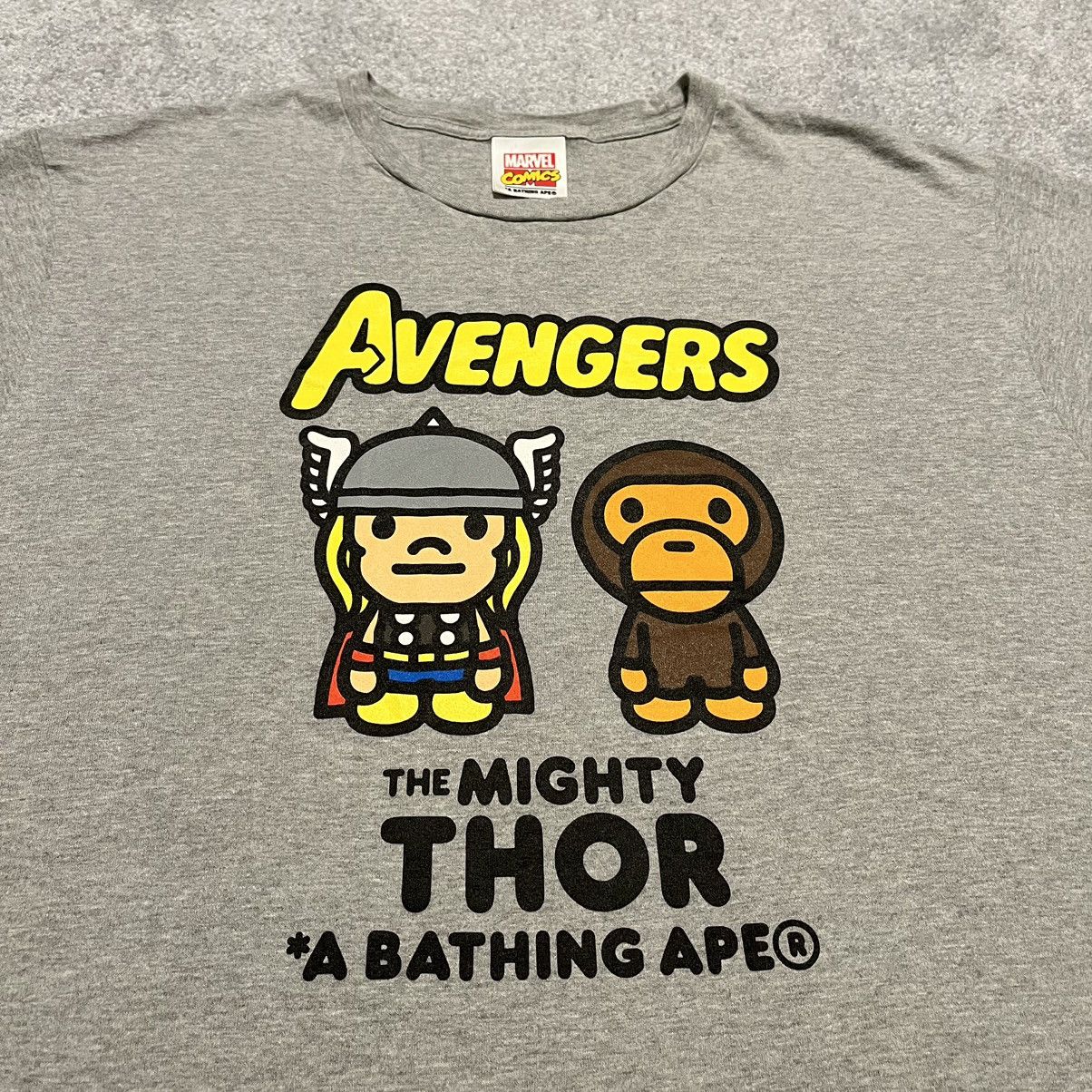 Bape × Marvel Comics A Bathing Ape Bape Marvel Mighty Thor Baby Milo Graphic Tee Size US XXL / EU 58 / 5 - 1 Thumbnail