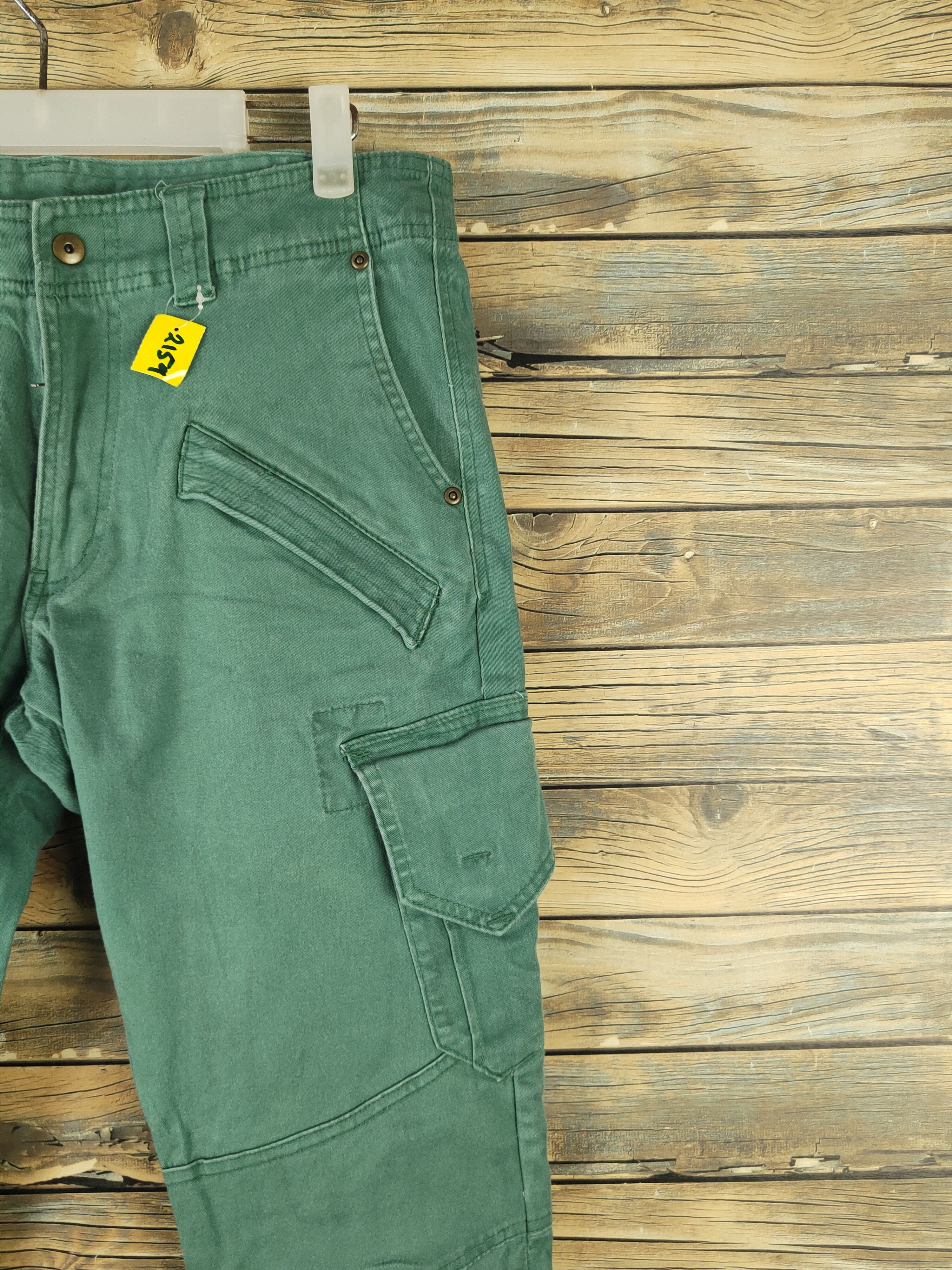 semanticdesign DL Semantic Design Green Multipocket Cargo Pants #2159 Size US 30 / EU 46 - 5 Thumbnail