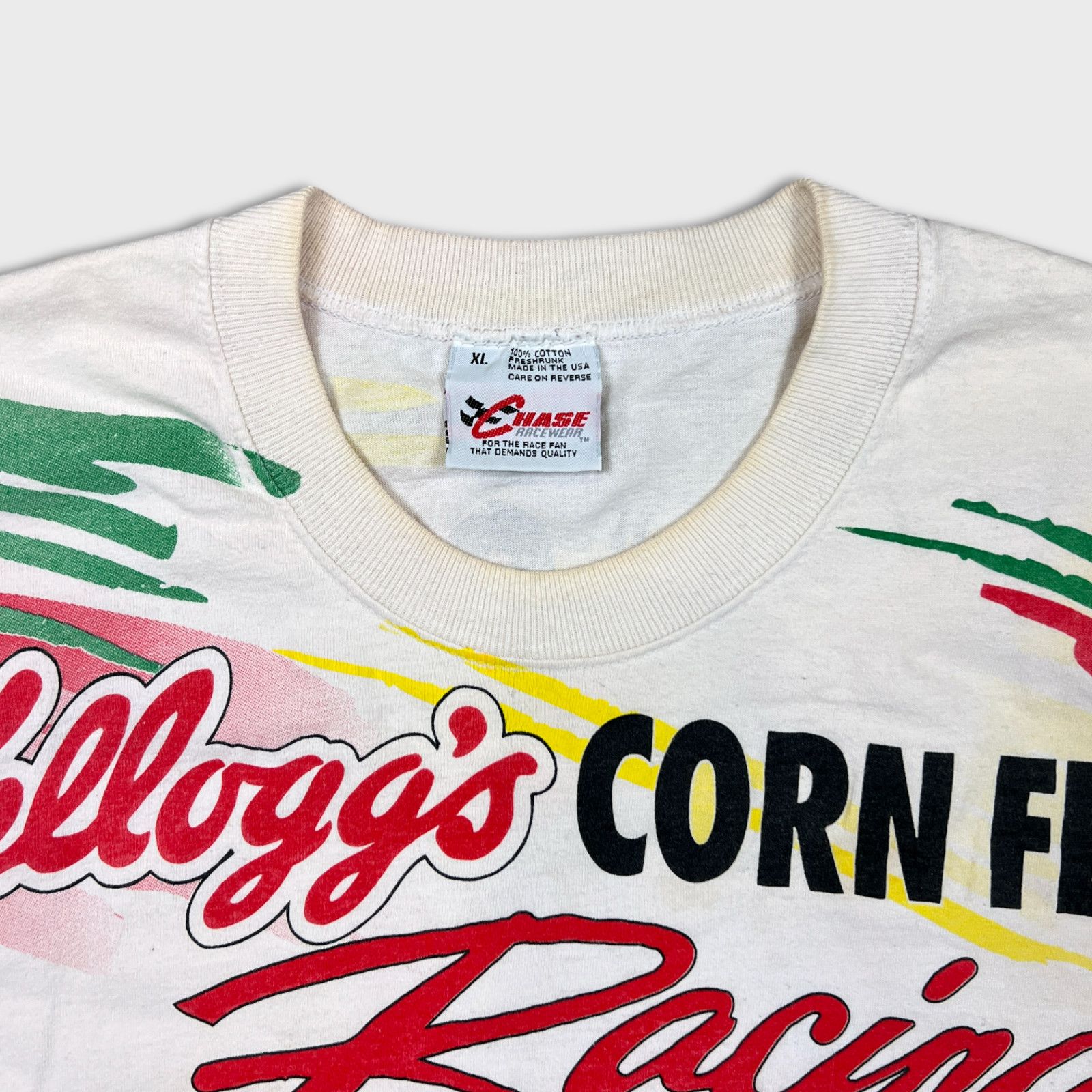 Chase Authentics × NASCAR × Vintage 1996 Chase Terry Labonte T Shirt XL Kelloggs NASCAR AOP Tee Size US XL / EU 56 / 4 - 10 Thumbnail