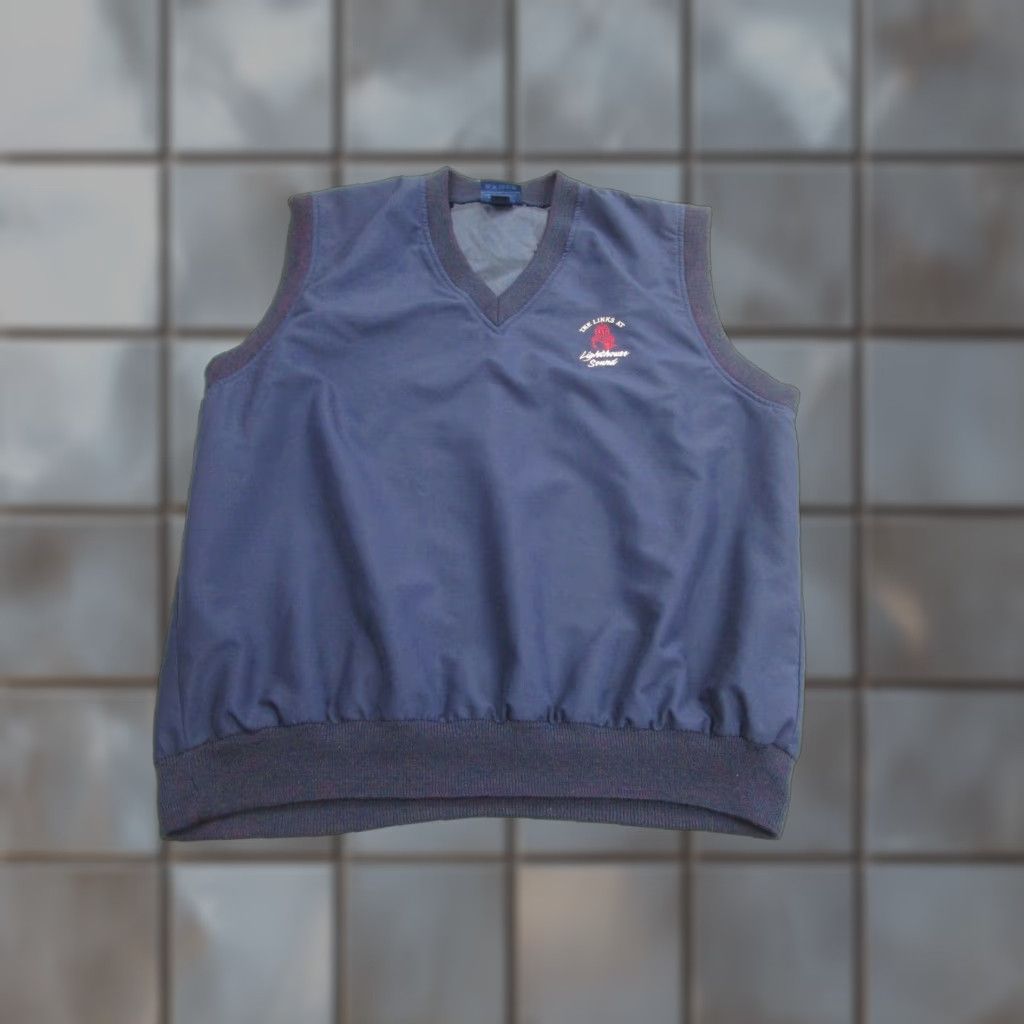 Vintage VINTAGE Sunderland of Scotland Vest Mens L Links Lighthouse Sound Golf Windbreaker Size US L / EU 52-54 / 3 - 1 Thumbnail