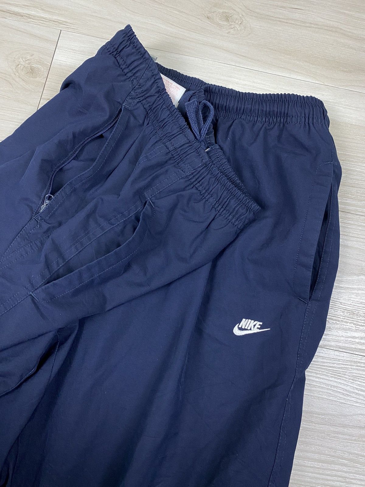 Nike Nike Y2K Double swoosh Vintage Nylon Track Pants Drill Track Size US 34 / EU 50 - 8 Thumbnail