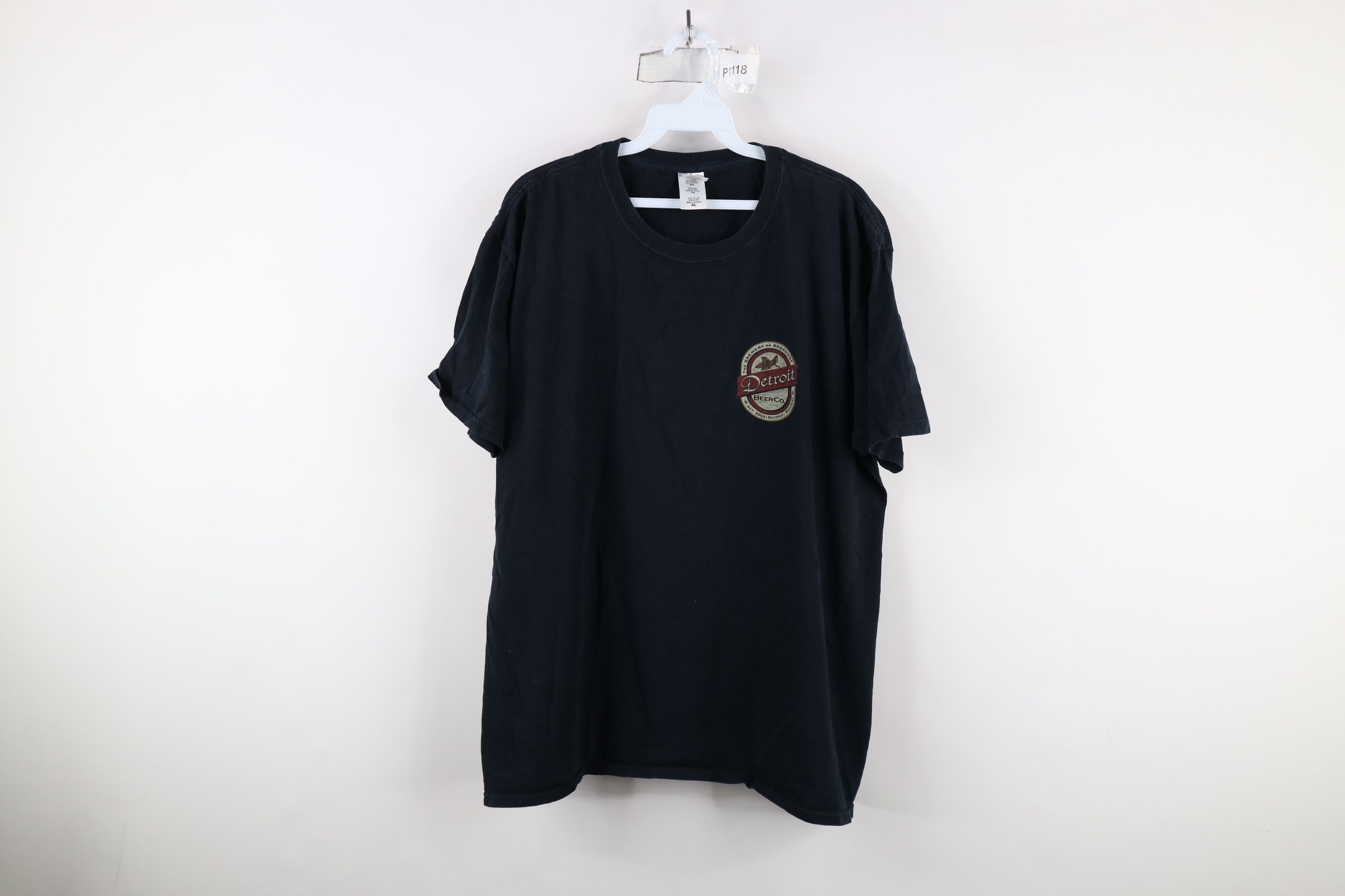 Vintage Vintage Y2K Streetwear Detroit Beer Co Short Sleeve T-Shirt Size US XL / EU 56 / 4 - 1 Thumbnail
