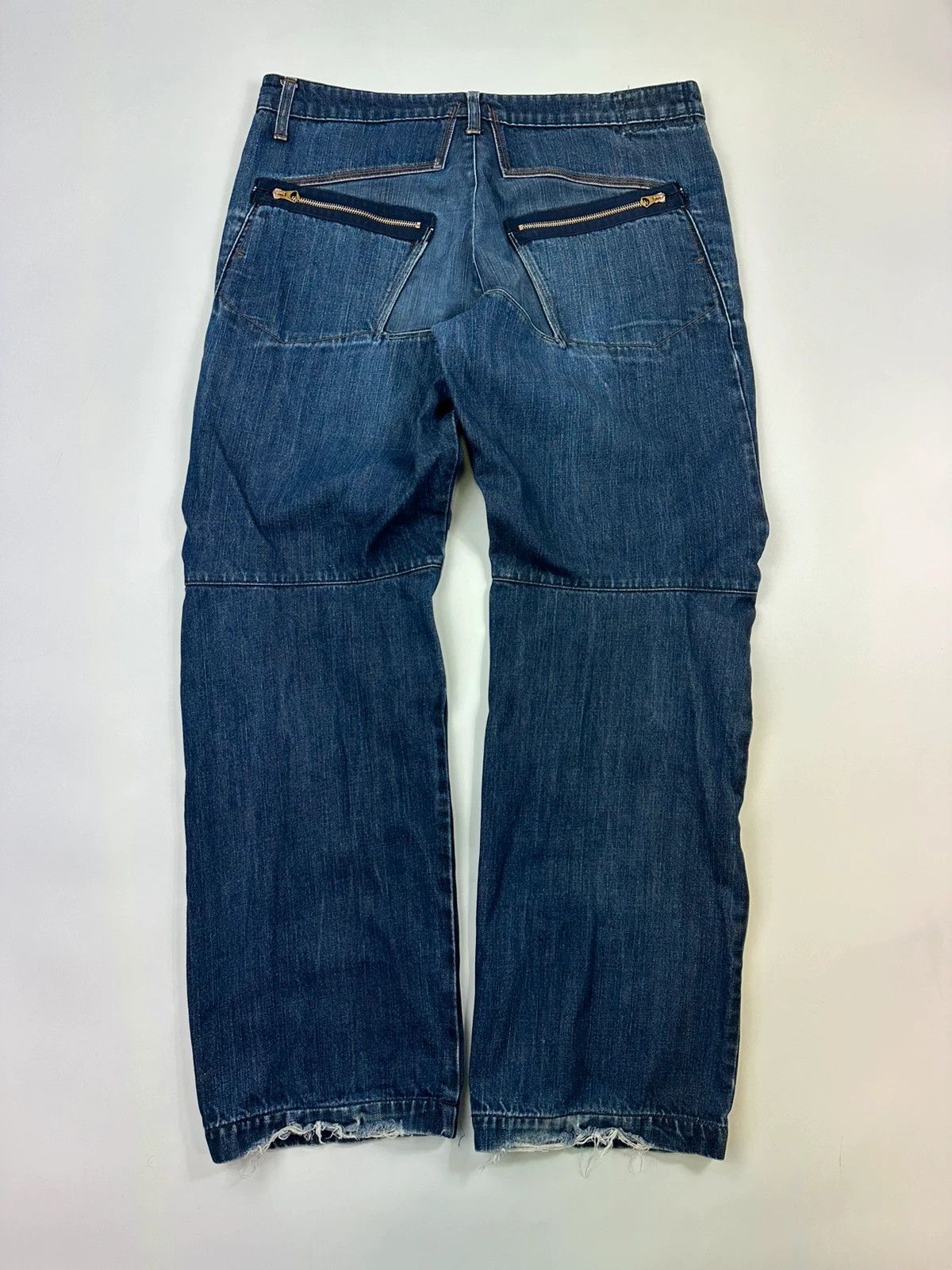 Marithe + Francois Girbaud Marithé + François Girbaud Baggy Denim Jeans Pants Size US 36 / EU 52 - 5 Thumbnail