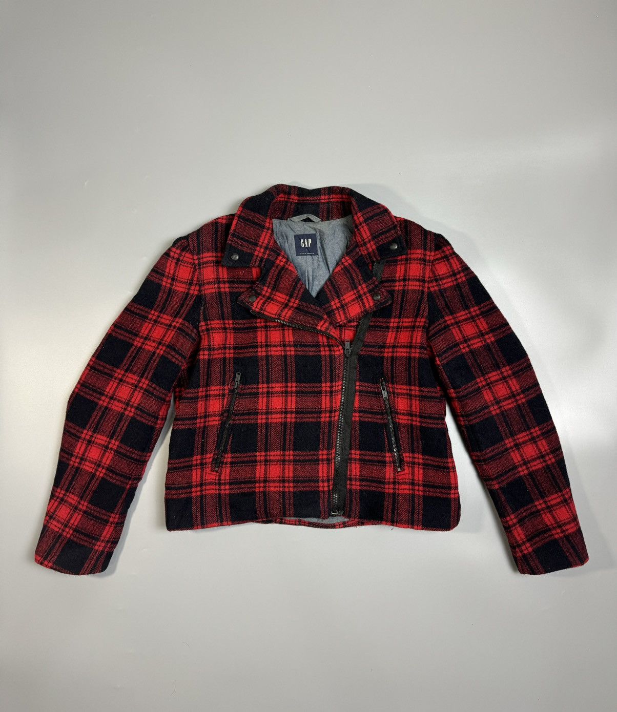 Gap 🔥Vintage 90s🔥 GAP Double Collar Wool Jacket Size L / US 10 / IT 46 - 1 Thumbnail