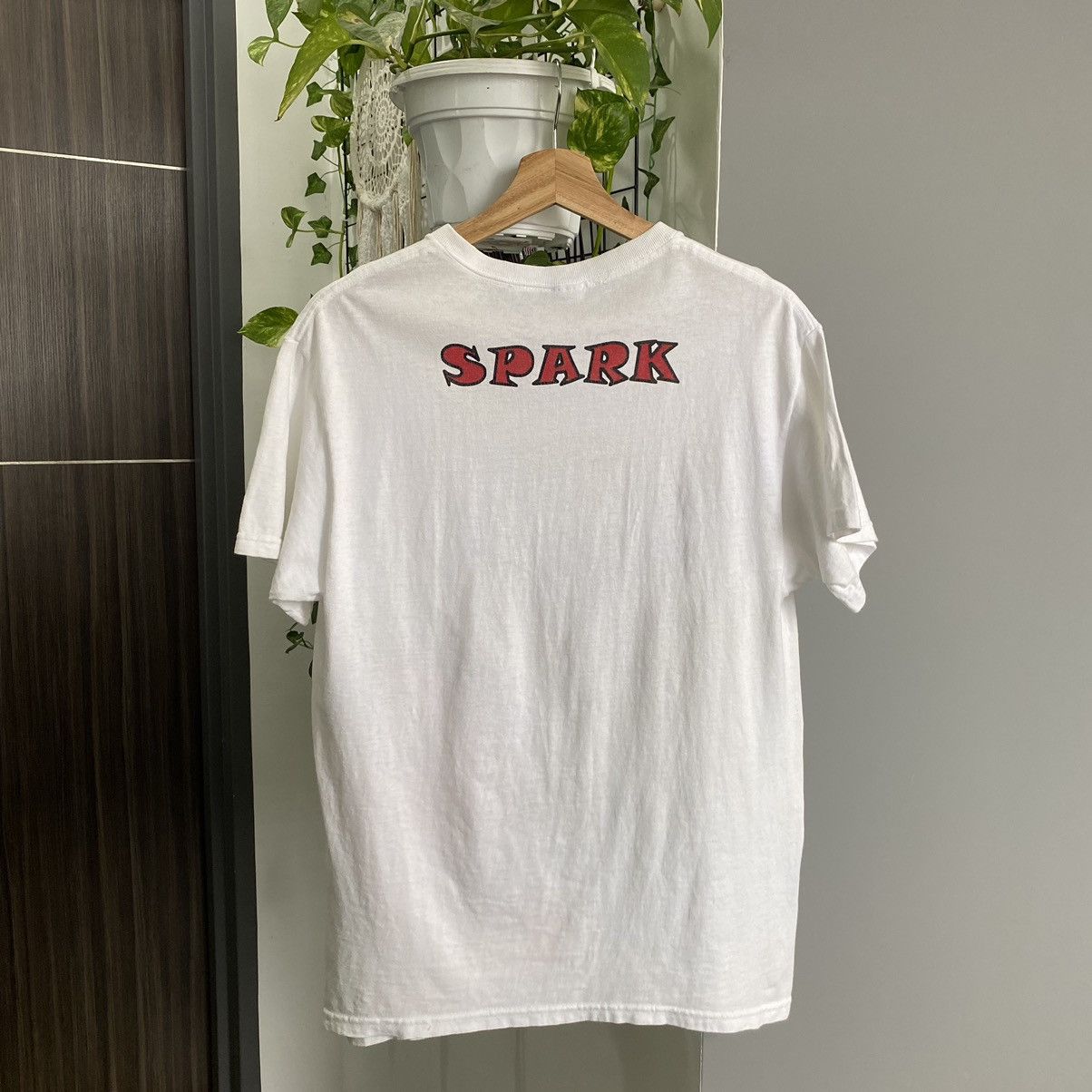 Vintage Y2K Spark Usa Hookups Porn Star SkateTee