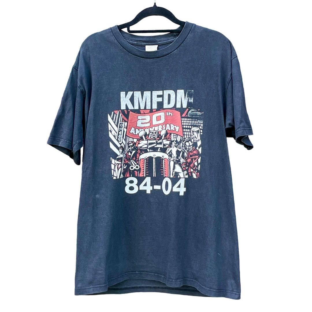 Band Tees × Vintage Vintage KMFDM 2004 anniversary t-shirt Size US L / EU 52-54 / 3 - 1 Thumbnail