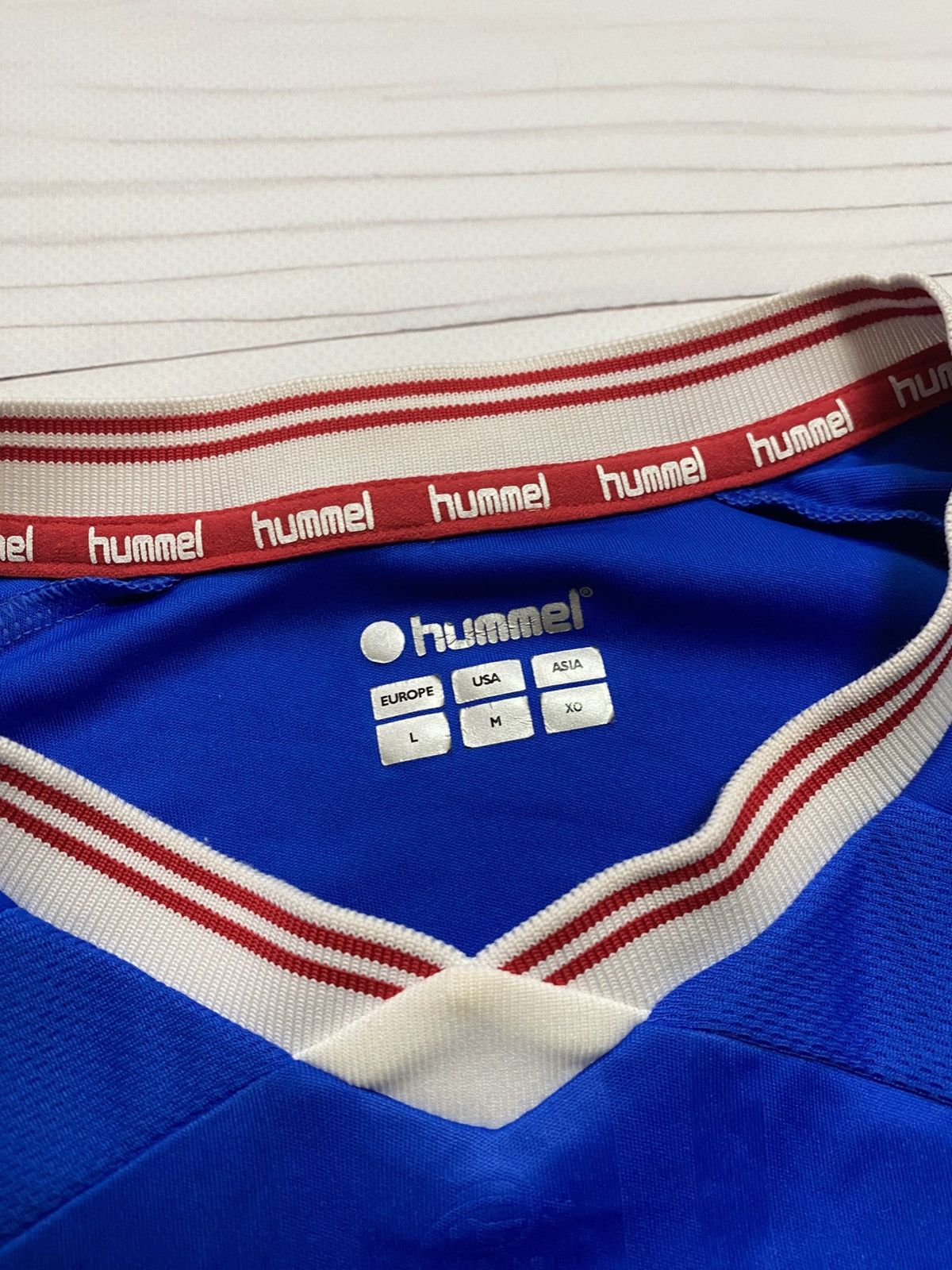 Hummel Hummel Rangers FC 2019/20 home soccer jersey y2k t shirt Size US M / EU 48-50 / 2 - 3 Thumbnail