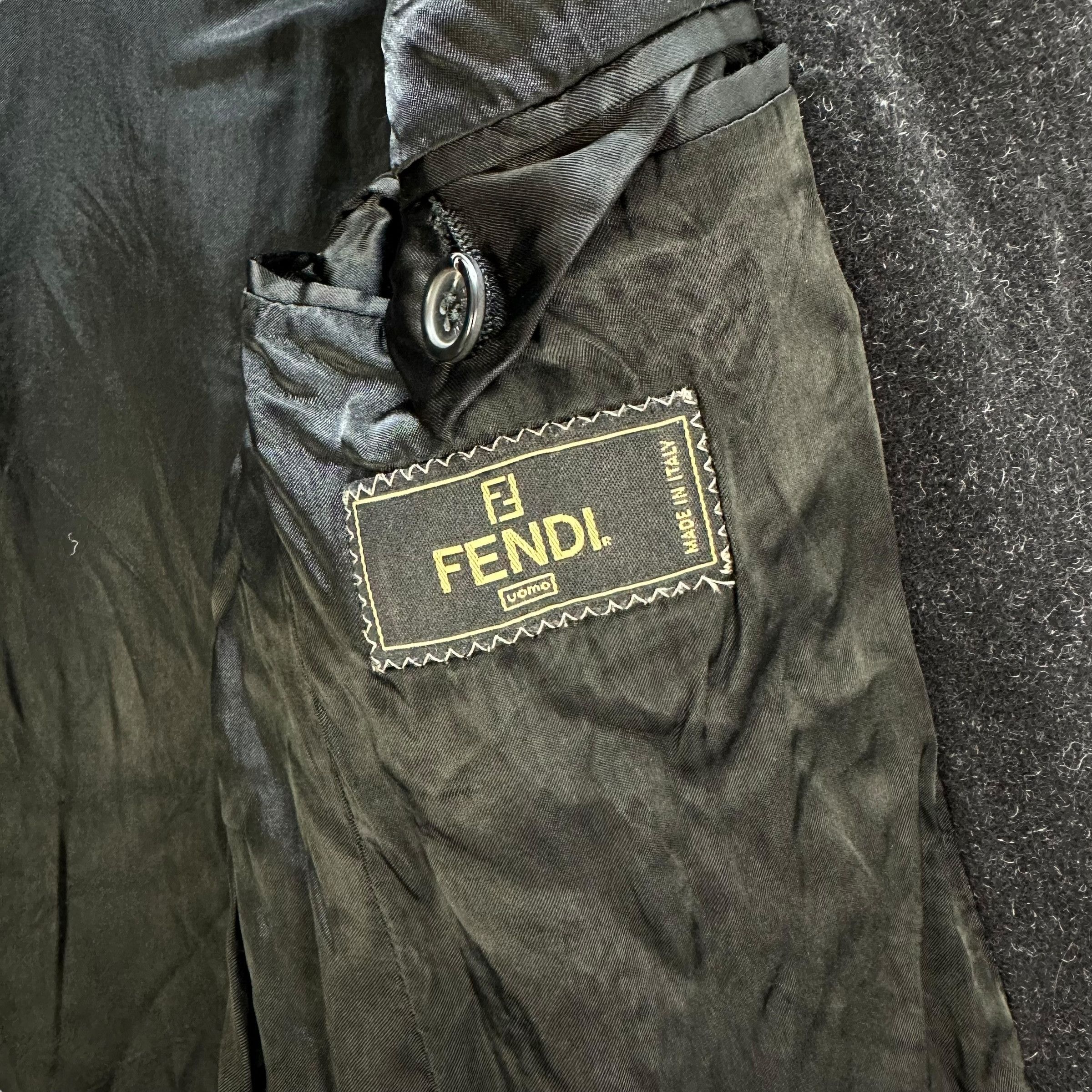 Fendi Vintage Fendi Wool Long Coat #A11-0266 Size US S / EU 44-46 / 1 - 9 Thumbnail