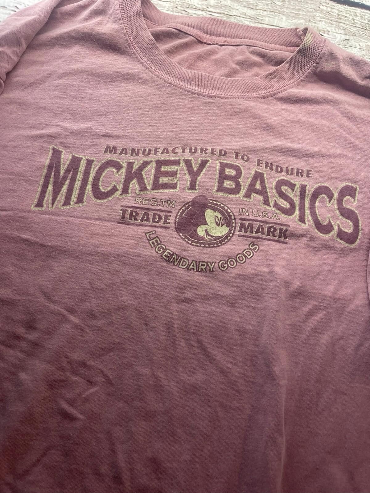 Disney Vintage Mickey Disney Women’s 2XL Pink USA Distress Size US XXL / EU 58 / 5 - 3 Thumbnail