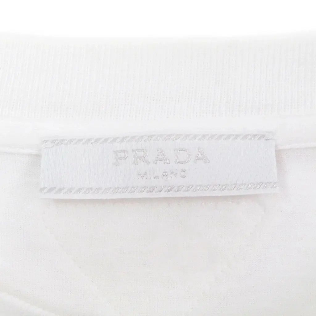 Prada o1la1rc1a0925 Graphic-Print Long-Sleeve T-Shirt in White Size US M / EU 48-50 / 2 - 3 Thumbnail