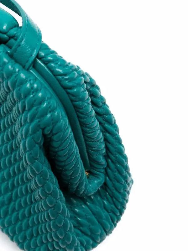 Bottega Veneta o1loc1c0824 Size: OS / Point Bag in Blue Size ONE SIZE - 4 Thumbnail