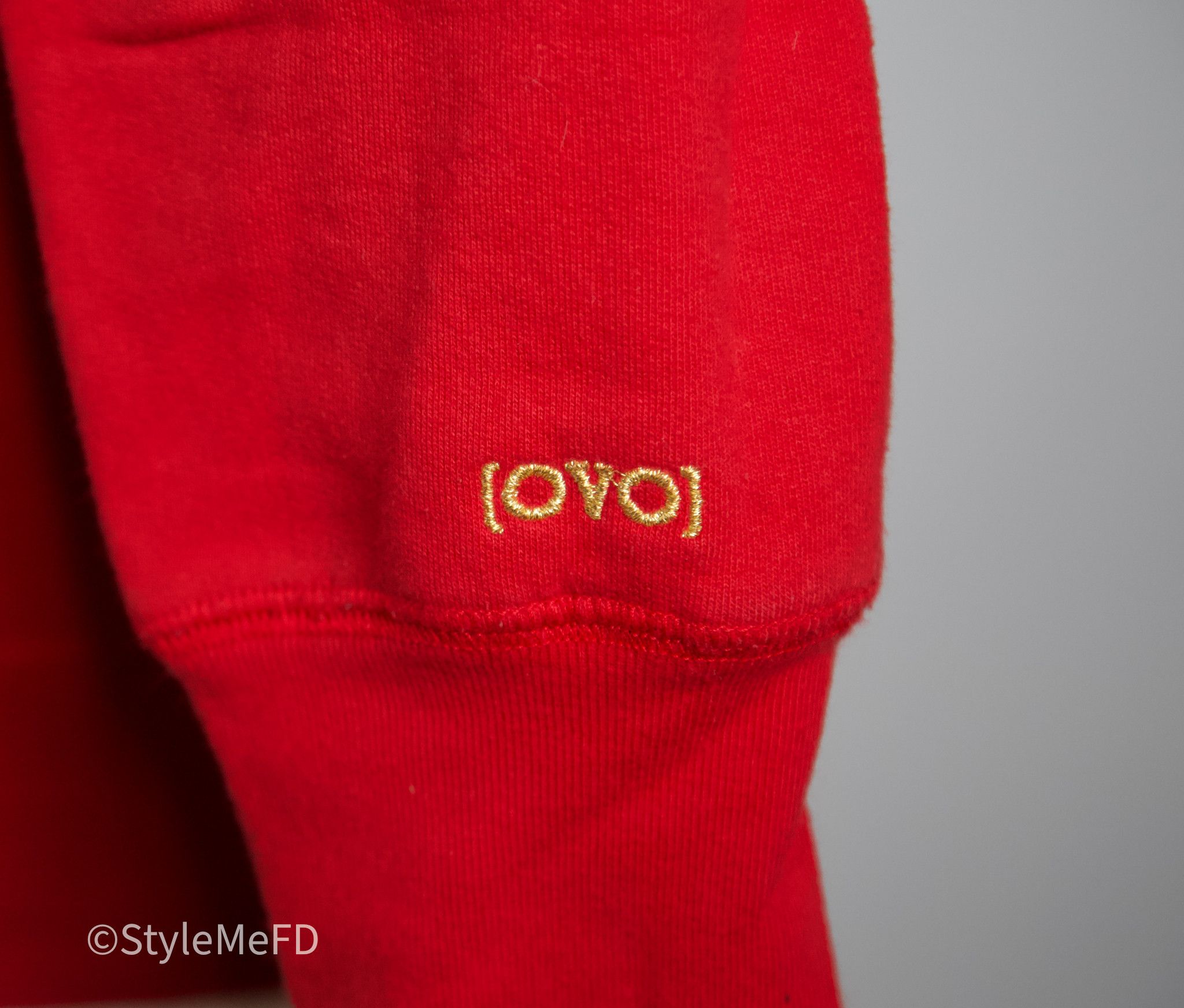 October's Very Own Men's OVO Red Hoodie w Embroidered Owl Logo Size US S / EU 44-46 / 1 - 6 Thumbnail