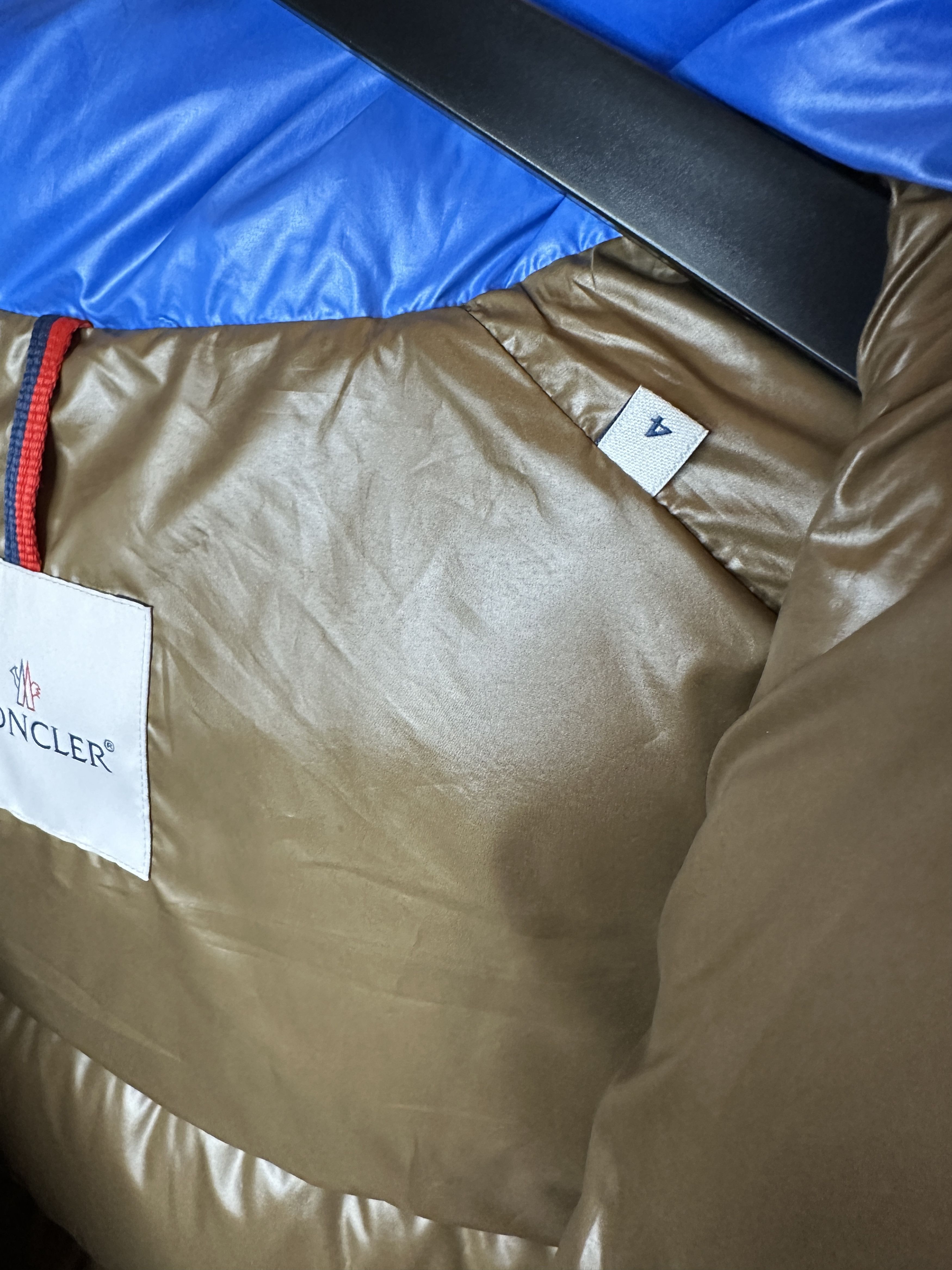 Moncler MONCLER Lule Men's Blue Down Jacket Size 4 Size US XL / EU 56 / 4 - 8 Thumbnail