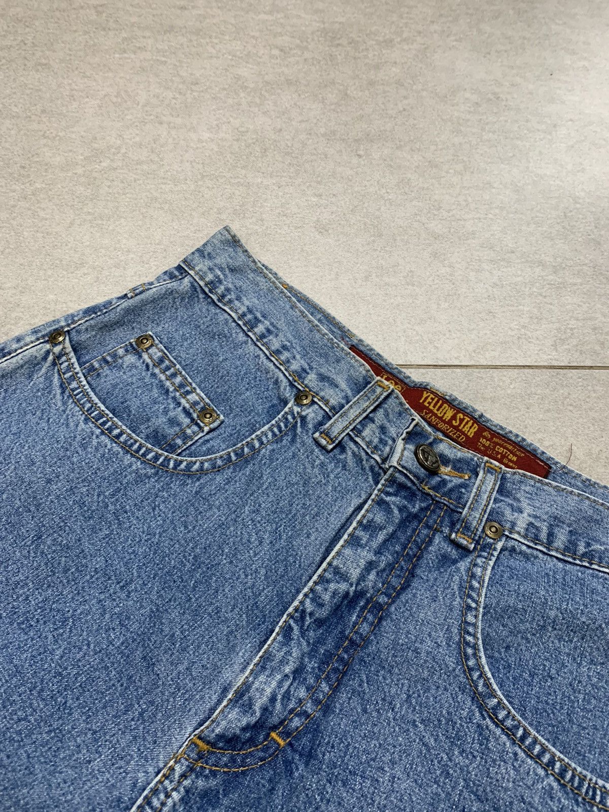 Lee 90s Vintage Dead stock Lee Denim Bootcut jean Trousers Size 29" - 9 Thumbnail