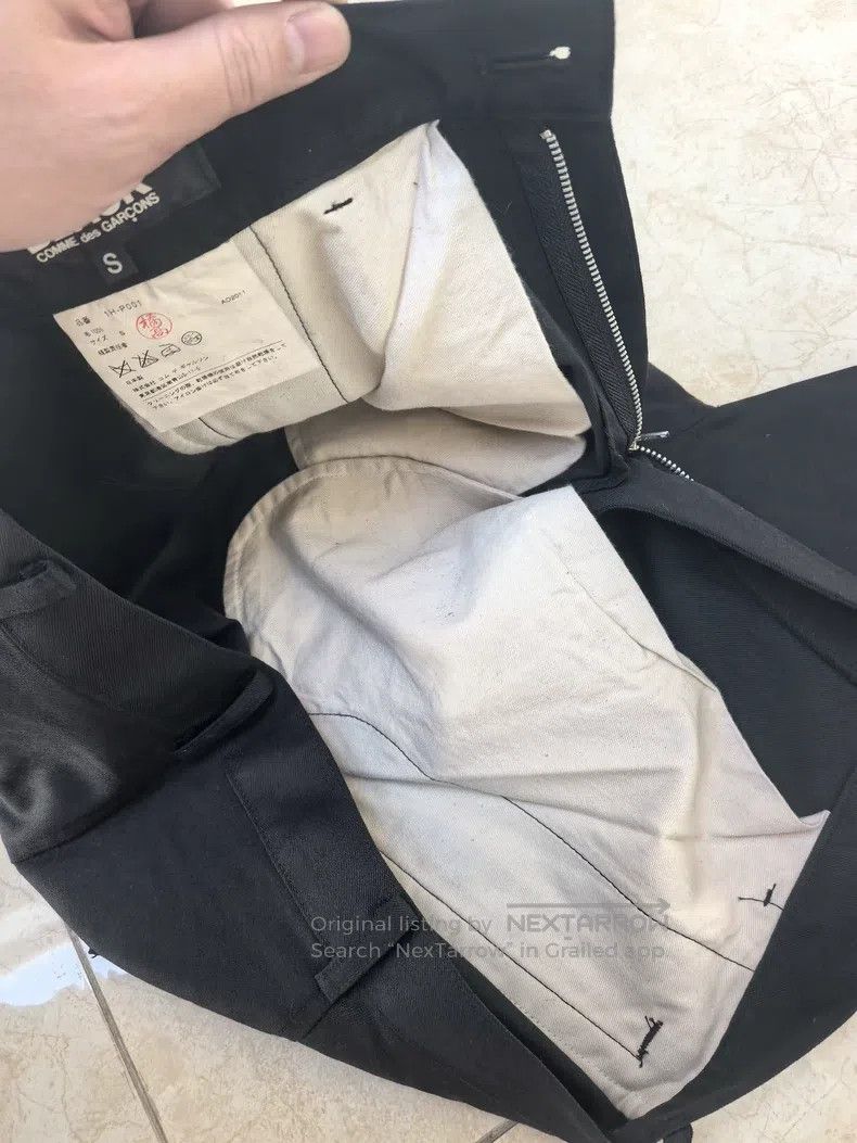 Comme des Garcons Comme Des Garcons size S Black Low-Rise Harem Pants Size 23" - 7 Thumbnail